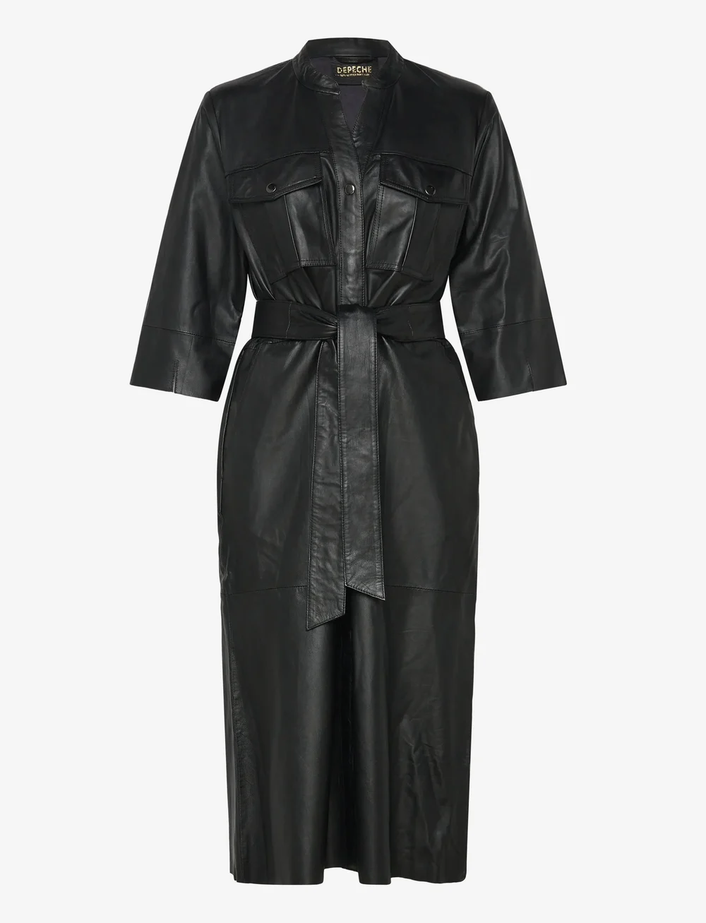 DEPECHE - PaigeDEP Dress - hemdkleider - 099 black (nero) - 0