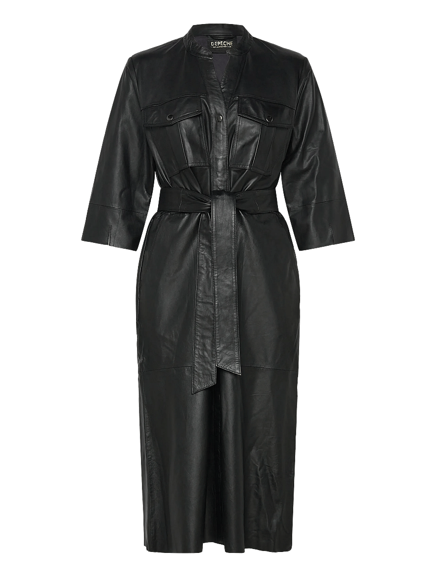 DEPECHE - PaigeDEP Dress - 099 black (nero) - 0