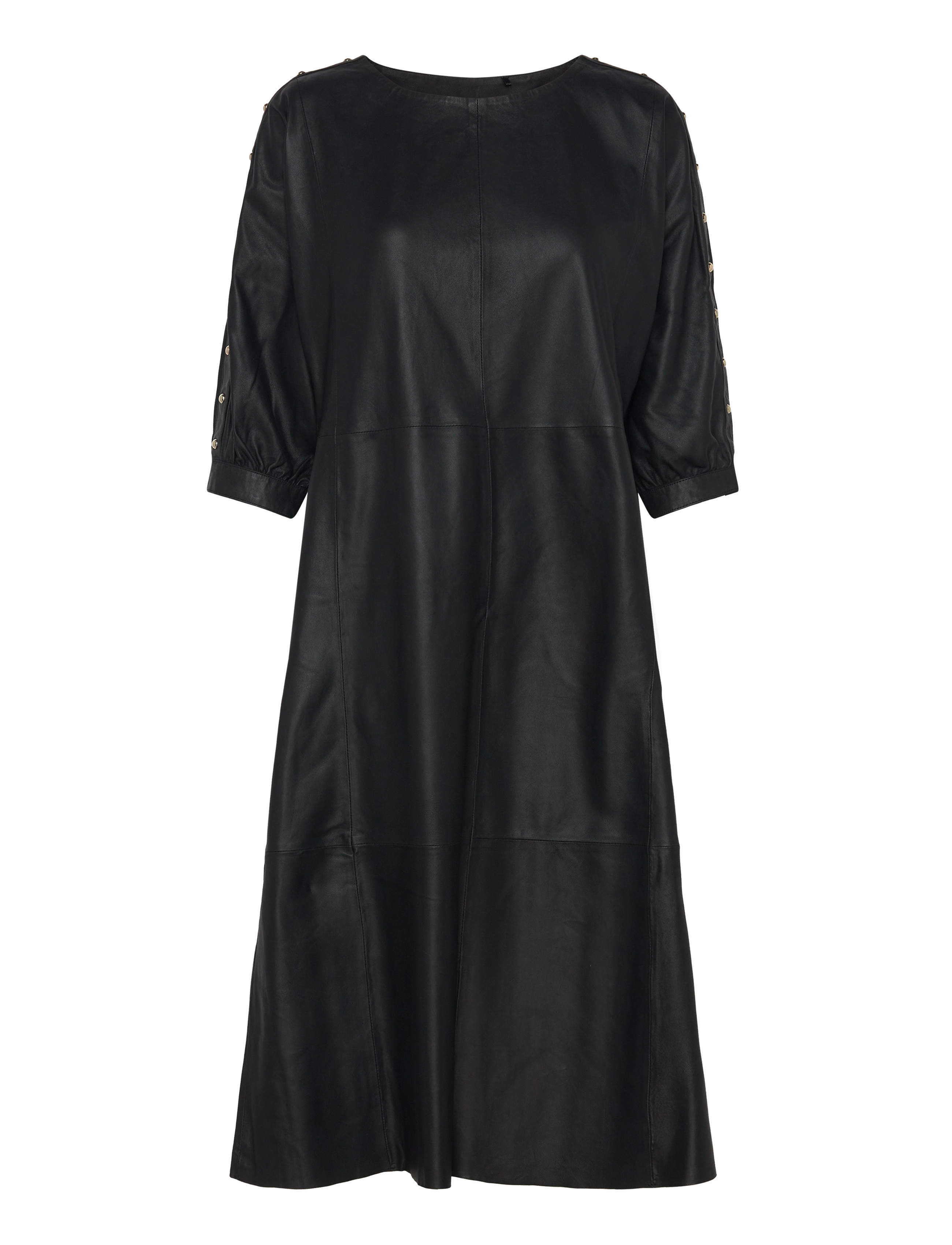 DEPECHE Pennydep Dress, 34, Dresses, Schwarz - Knee-length & Midi, Frauen