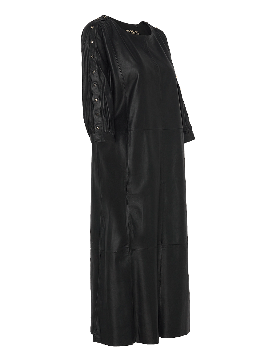 DEPECHE - PennyDEP Dress - midi kjoler - 099 black (nero) - 3