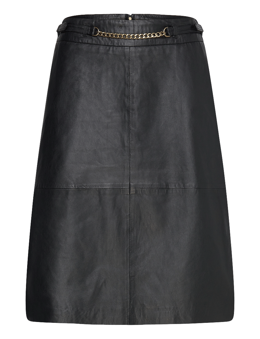 DEPECHE - DoreenDEP Skirt - lederröcke - 099 black (nero) - 0
