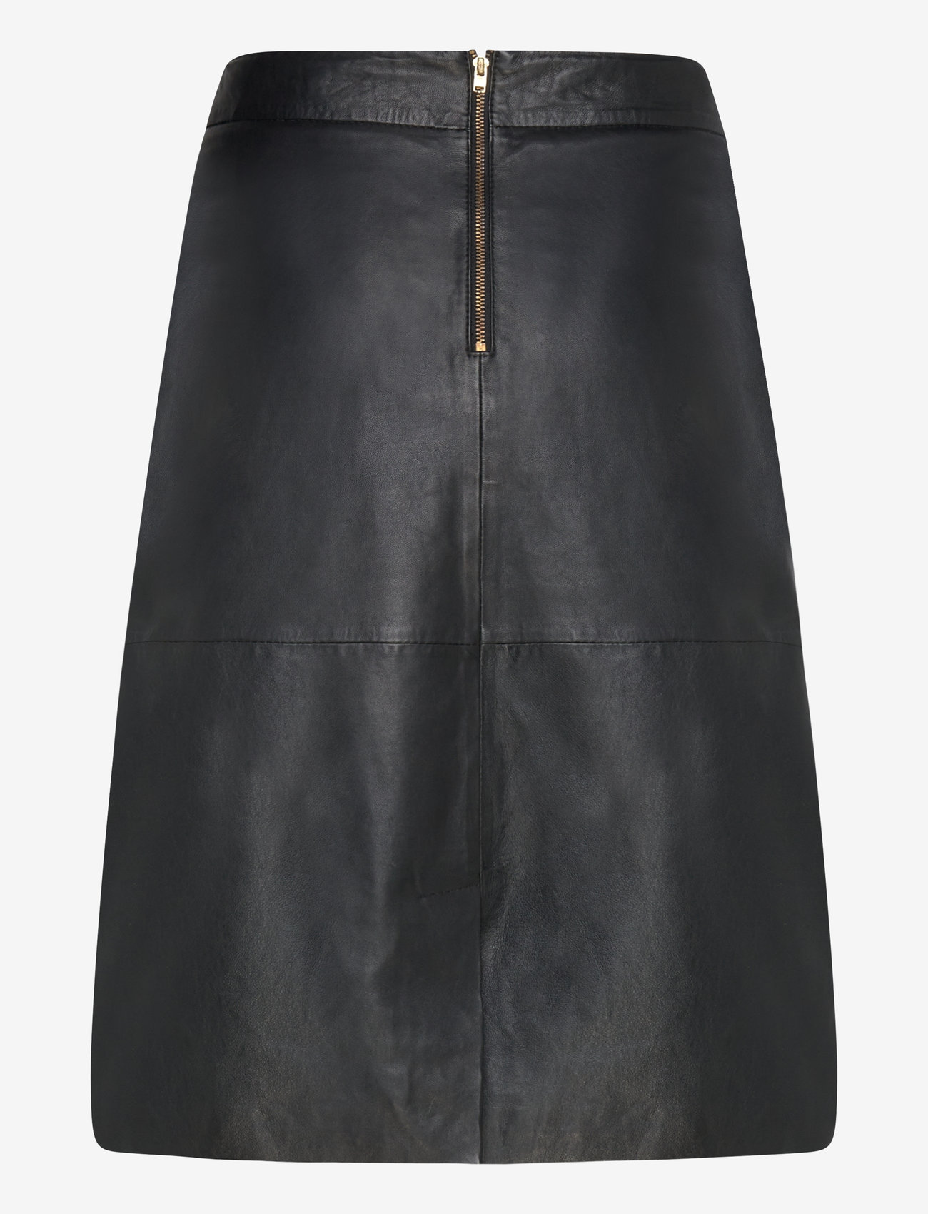 DEPECHE - DoreenDEP Skirt - nahast seelikud - 099 black (nero) - 1