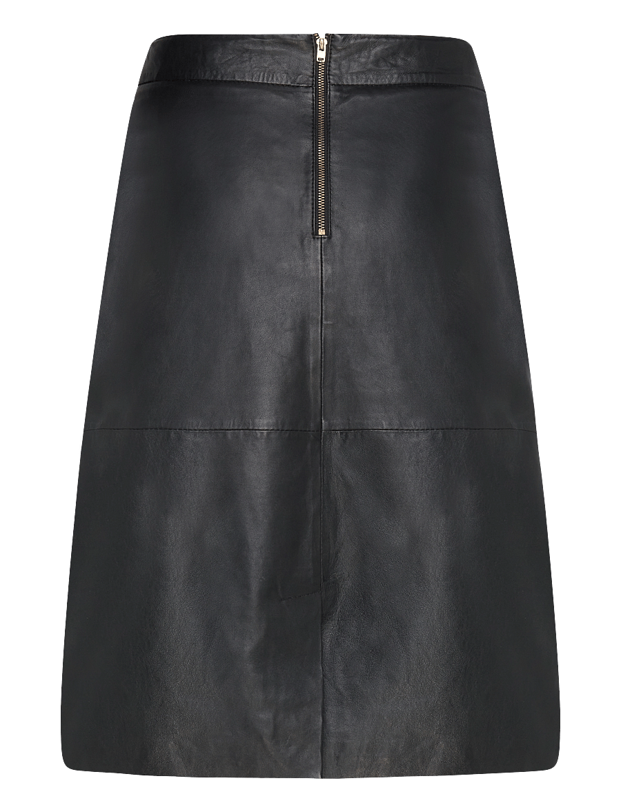 DEPECHE - DoreenDEP Skirt - lederröcke - 099 black (nero) - 1