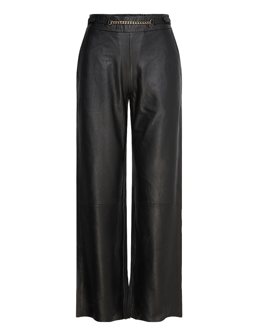 DEPECHE - AlmaDEP Pant - lederhosen - 099 black (nero) - 0