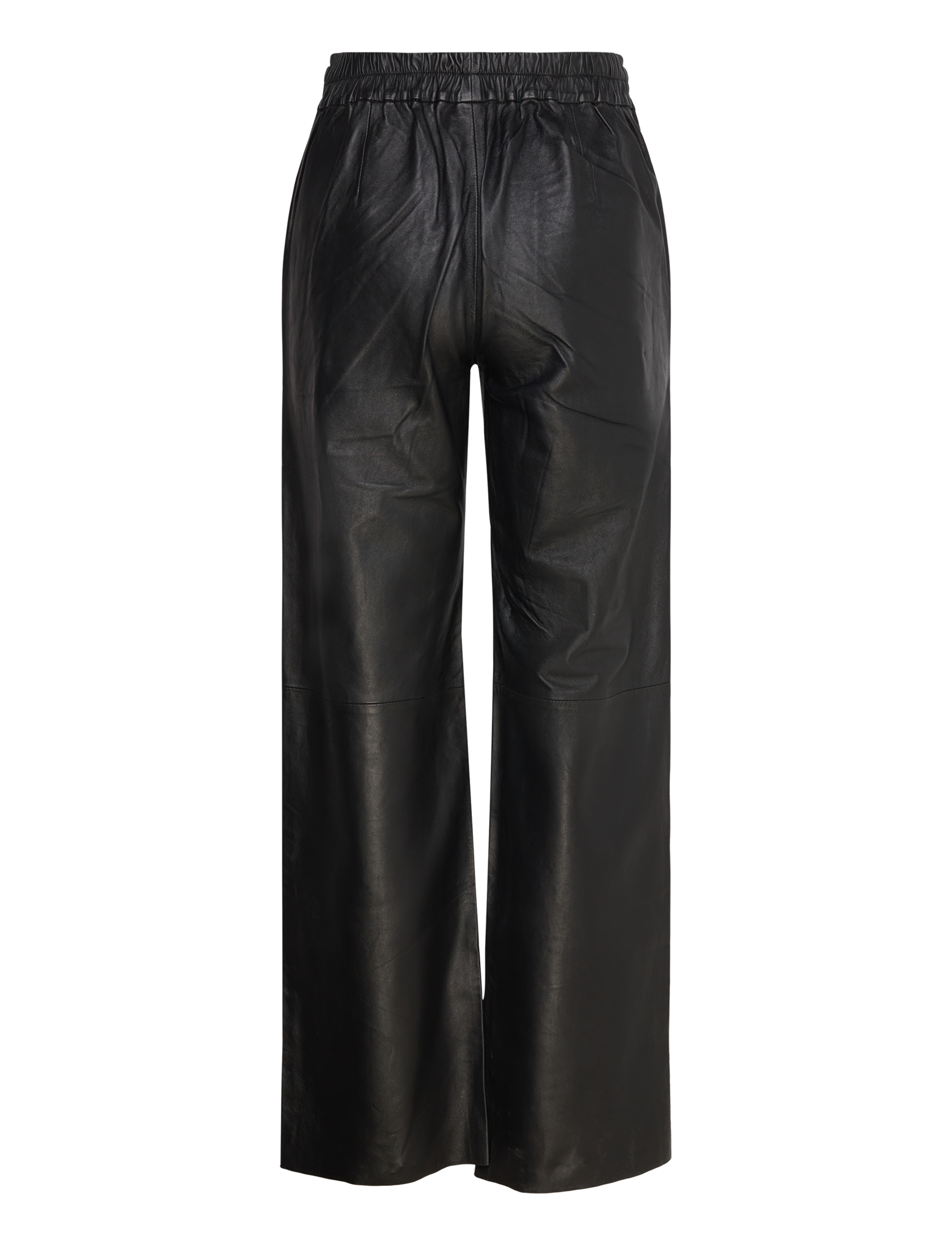 DEPECHE - AlmaDEP Pant - leather trousers - 099 black (nero) - 1