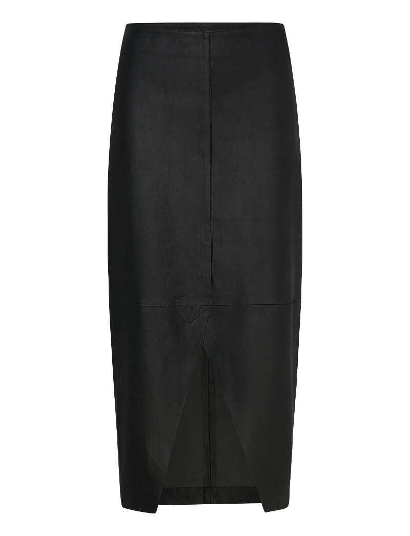 DEPECHE - ErinDEP Skirt - lædernederdele - 099 black (nero) - 0