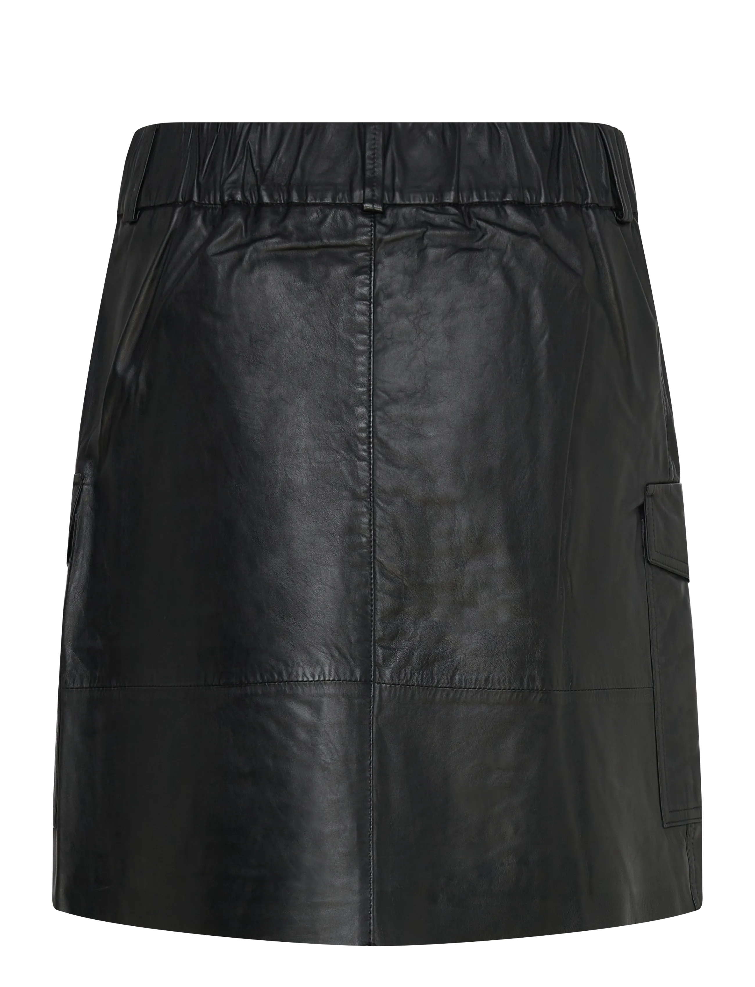 DEPECHE - DawnDEP Skirt - nederdele i læder - 099 black (nero) - 1