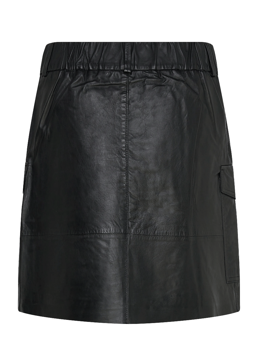 DEPECHE - DawnDEP Skirt - lederröcke - 099 black (nero) - 1