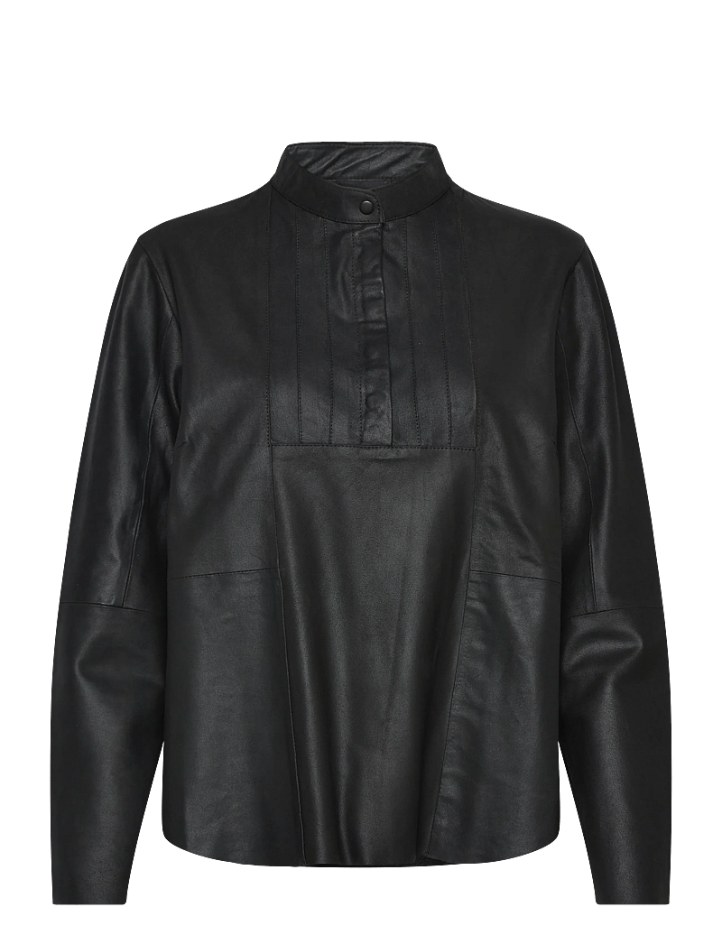 DEPECHE - TonaDEP Blouse - langærmede bluser - 099 black (nero) - 0