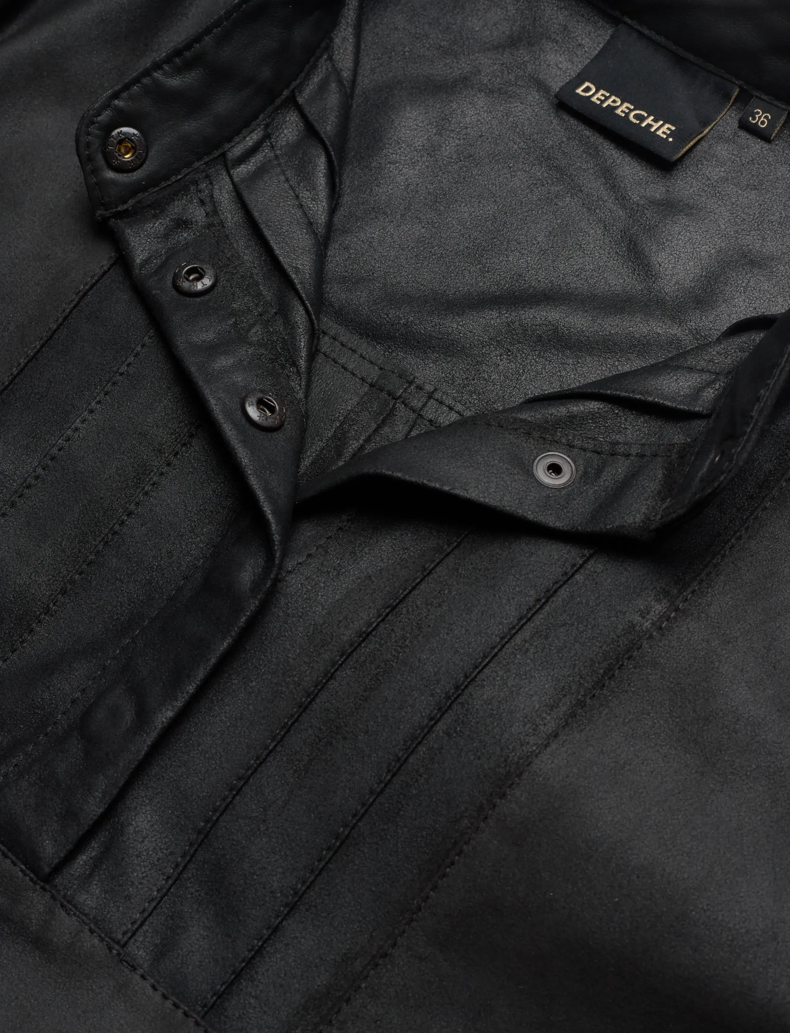 DEPECHE - TonaDEP Blouse - langärmlige blusen - 099 black (nero) - 2