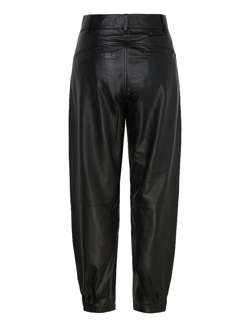 DEPECHE - BeccaDEP HW Pants Ankel Length - skinnbyxor - 099 black (nero) - 1