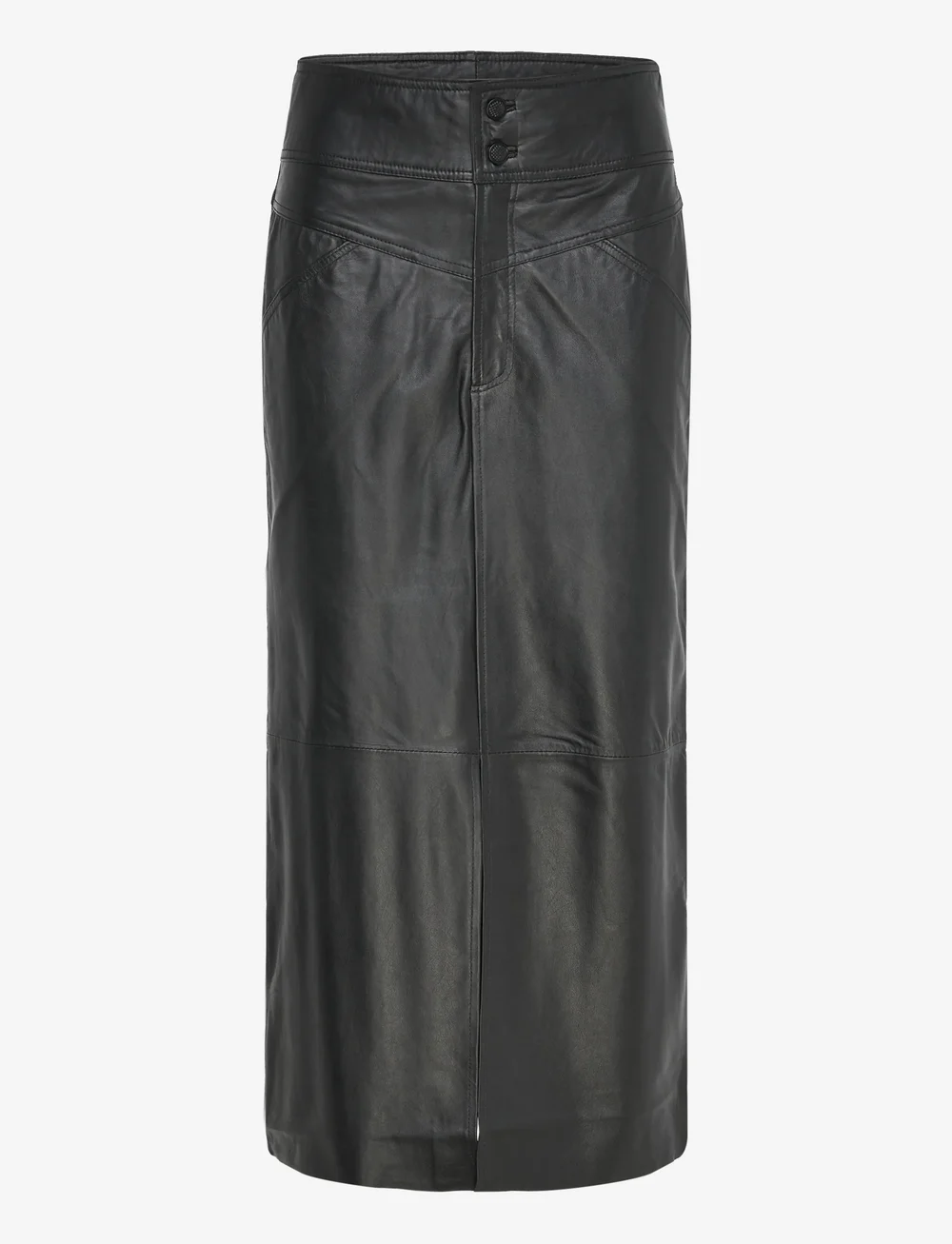 DEPECHE - ElinaDEP Skirt - lædernederdele - 099 black (nero) - 0