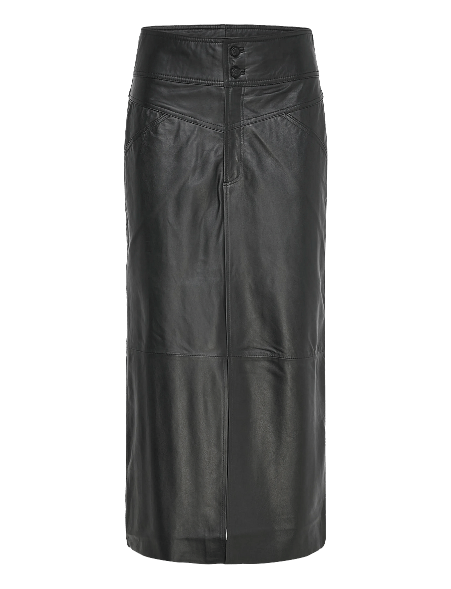 DEPECHE - ElinaDEP Skirt - skinnkjolar - 099 black (nero) - 0