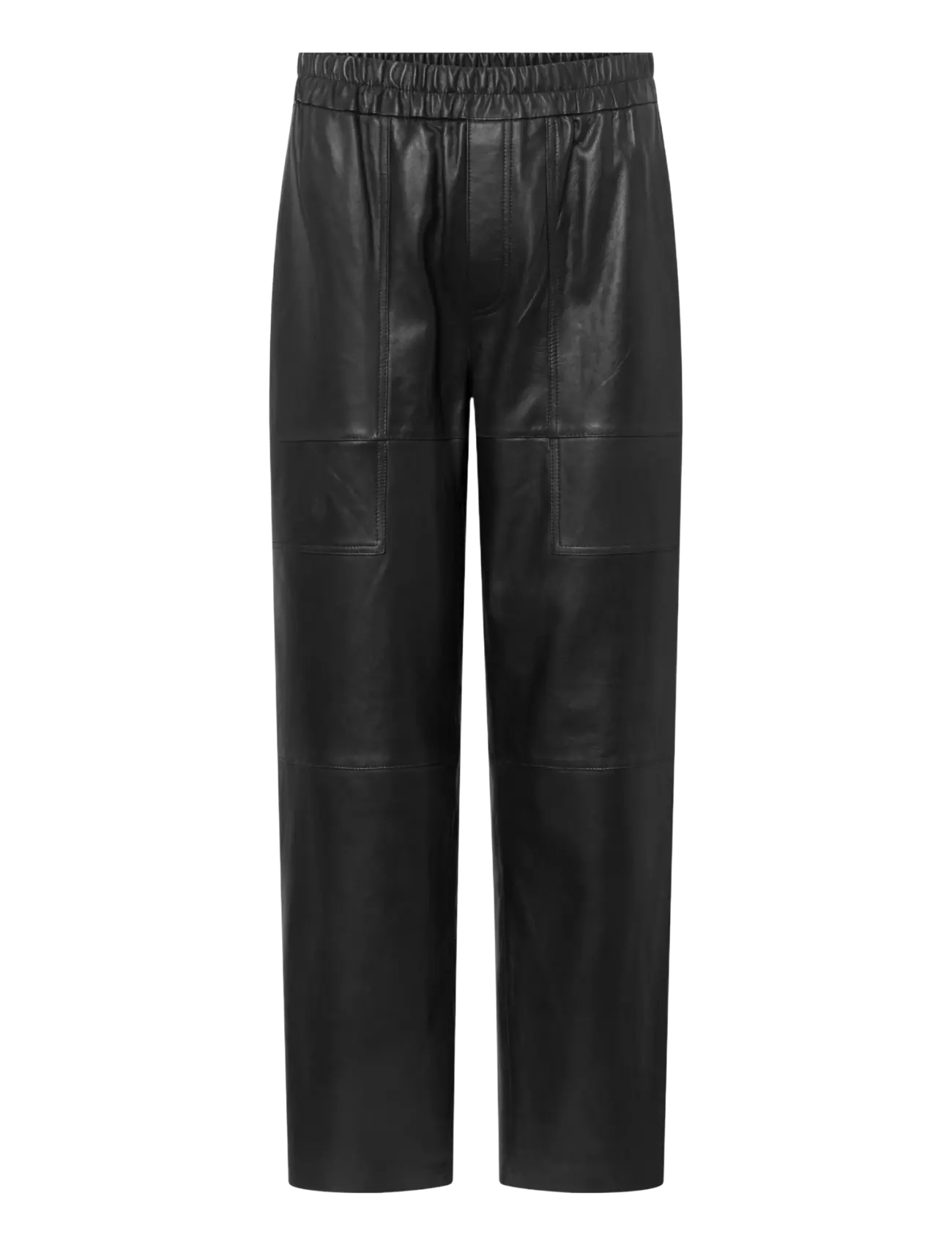 DEPECHE BellaDEP HW Pants Full Length - Clothing - 099 BLACK (NERO) / black