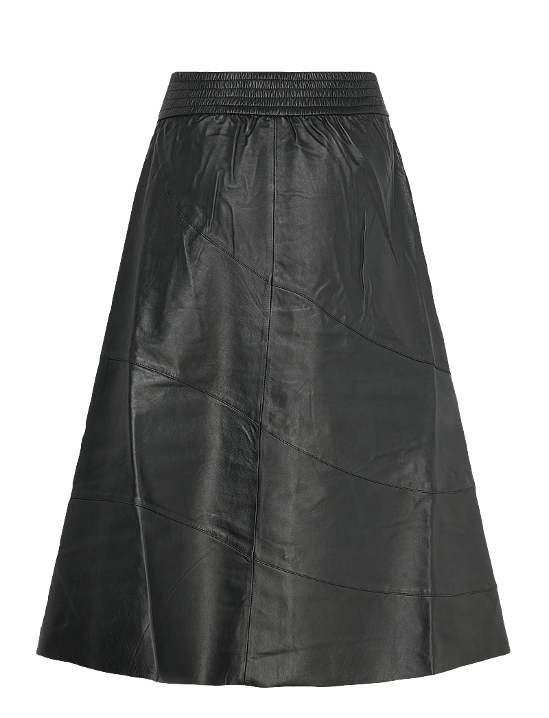 DEPECHE - RigaDEP Skirt - lederröcke - 099 black (nero) - 1