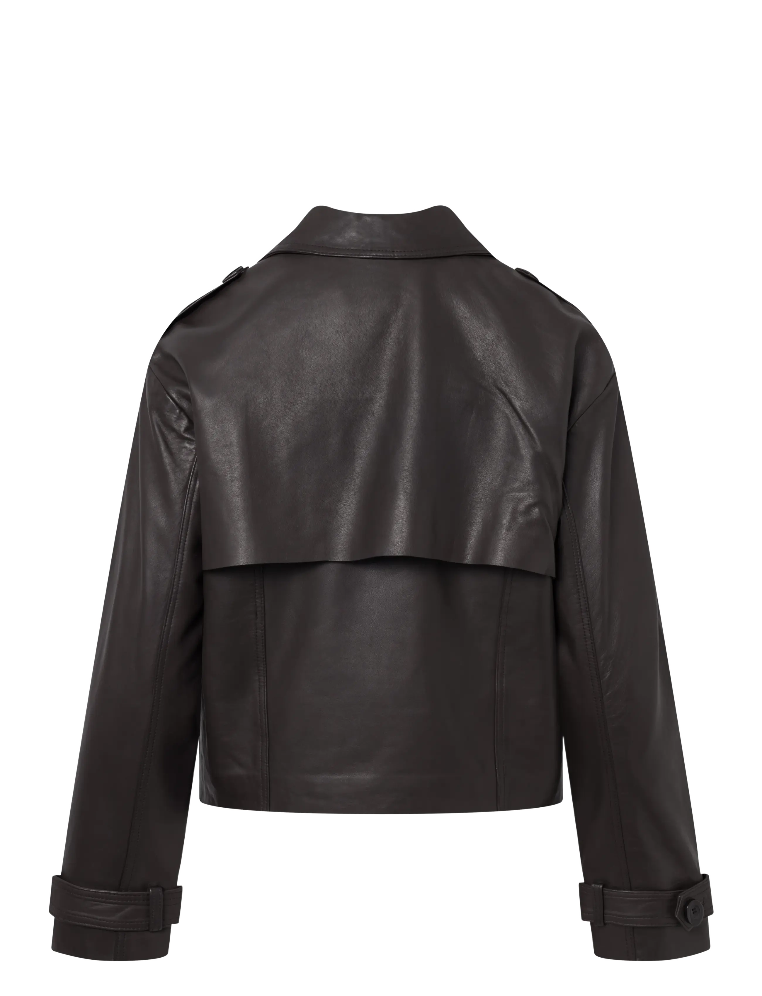 DEPECHE - MayDEP Short Trenchcoat - 008 chocolate - 1