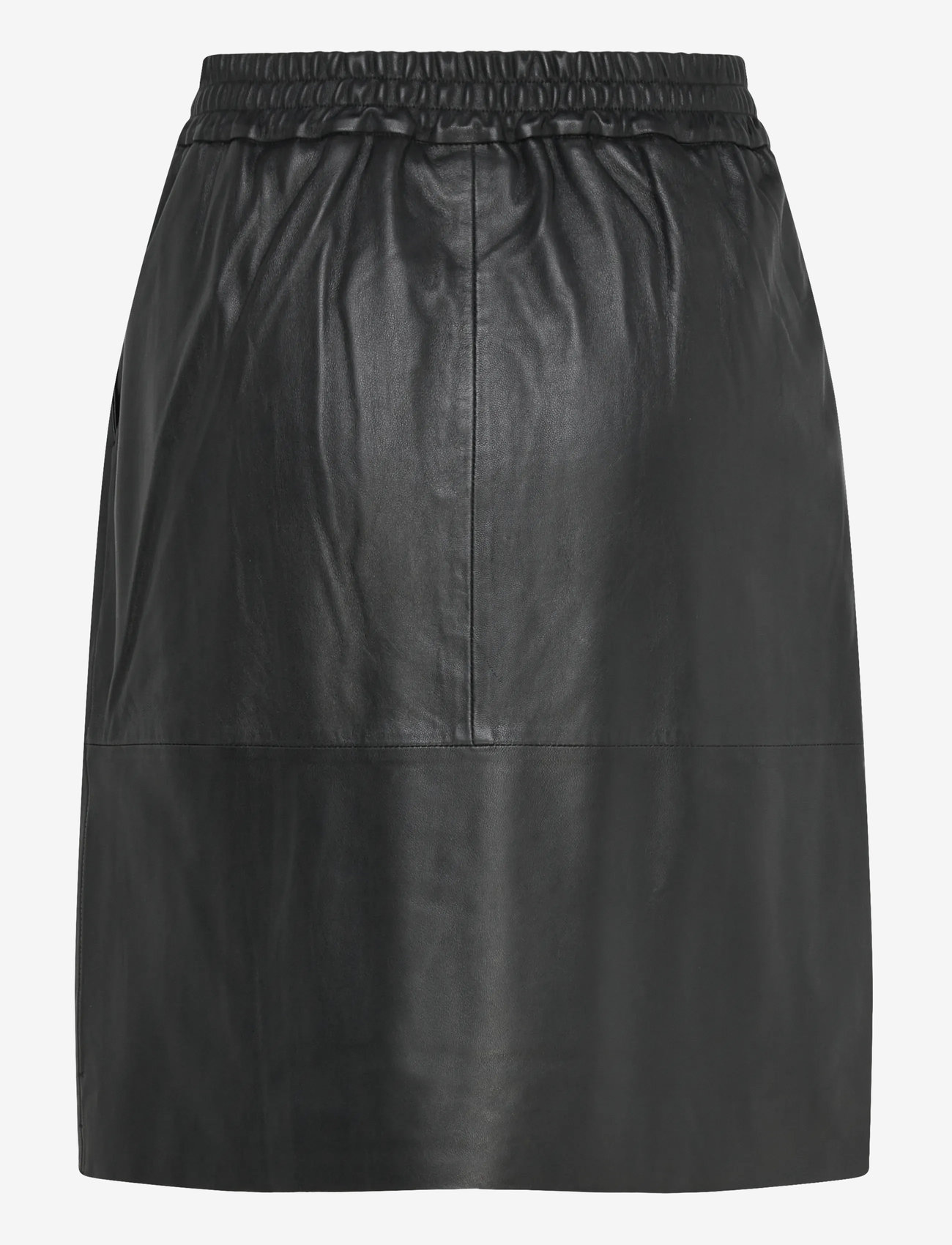 DEPECHE - MariaDEP Skirt - Ādas svārki - 099 black (nero) - 1