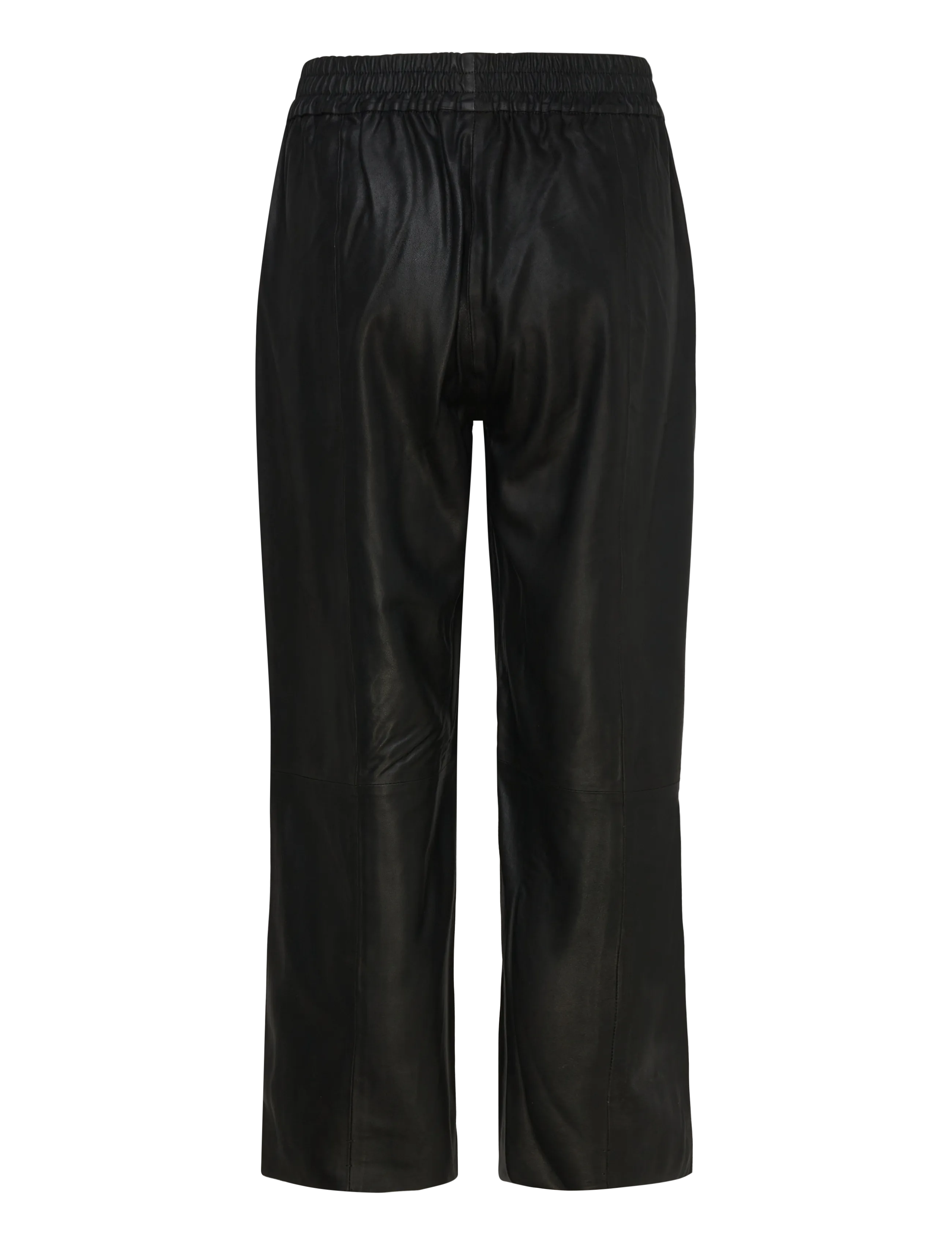 DEPECHE - SallyDEP HW Pants 7/8 Length Straight Leg - 099 black (nero) - 1