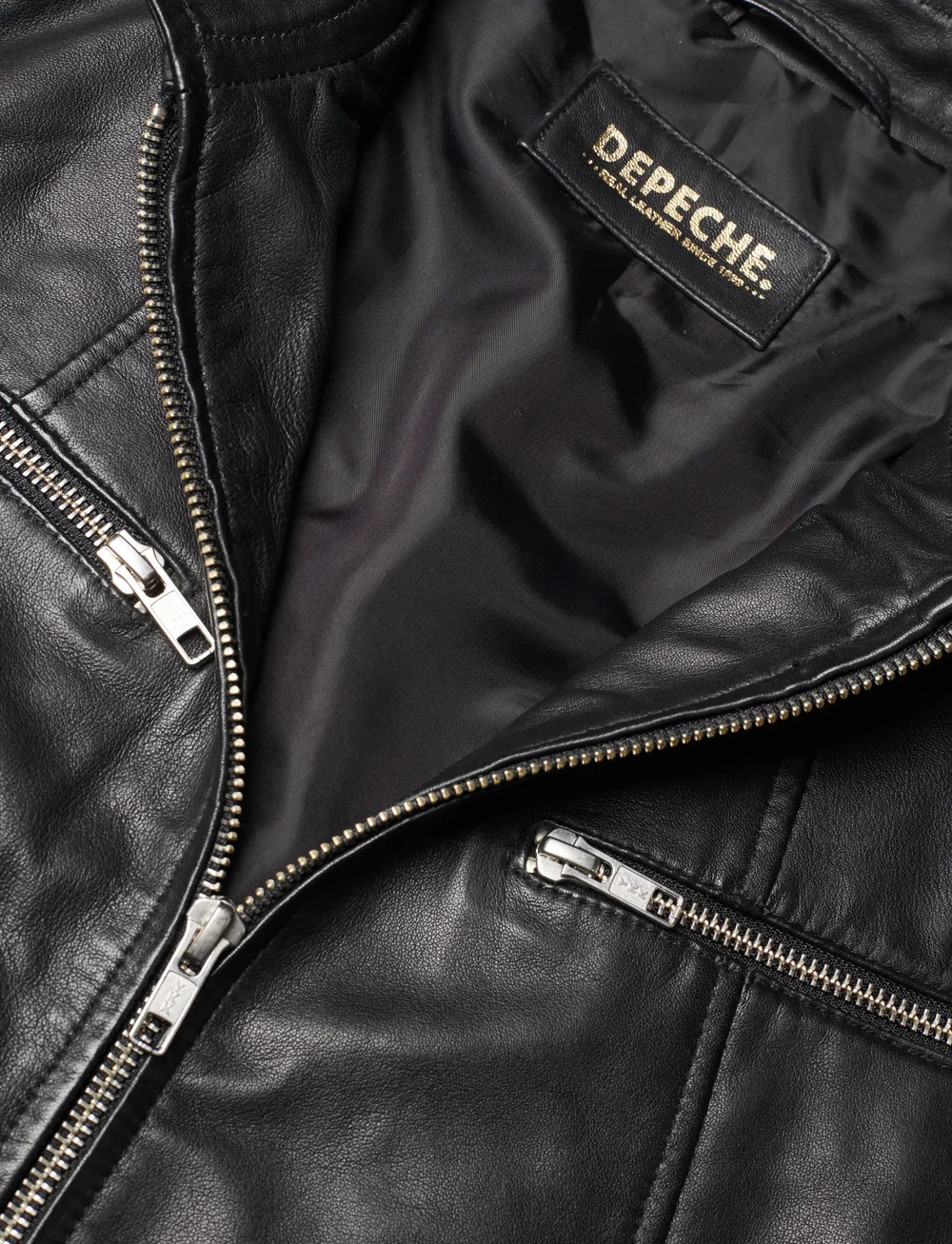 DEPECHE - NoelleDEP Jacket - læderjakker - 099 black (nero) - 2