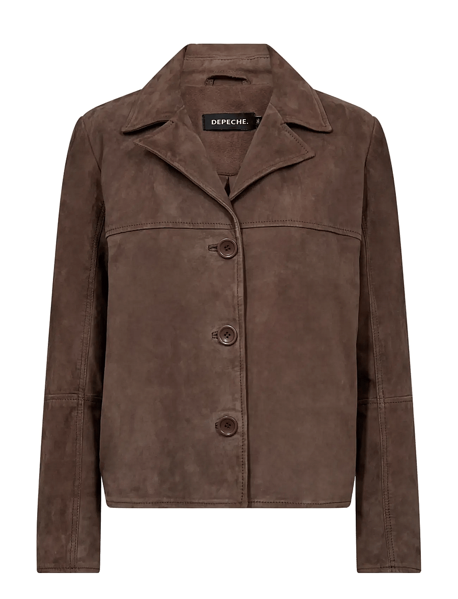 DEPECHE - VallyDEP Suede Jacket - 217 deer - 0