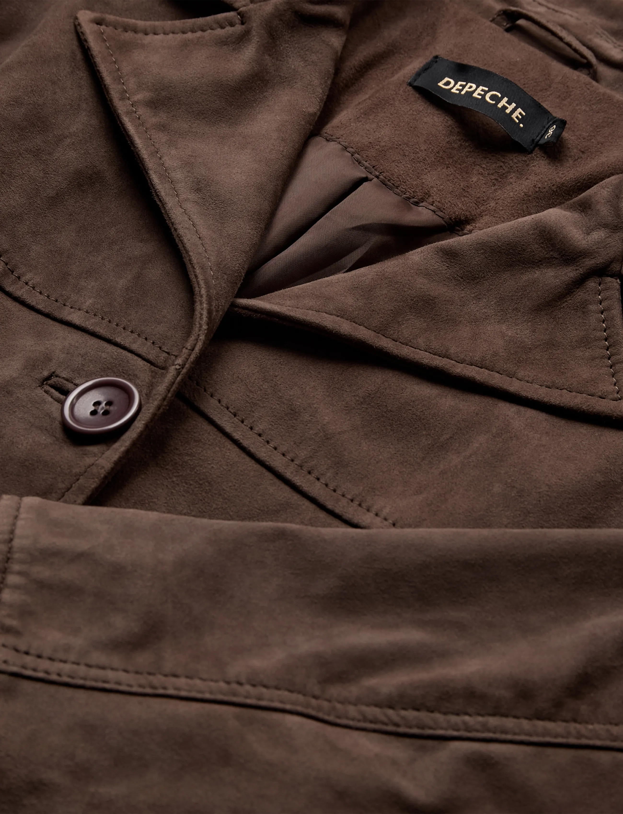 DEPECHE - VallyDEP Suede Jacket - 217 deer - 2