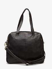 DEPECHE - Golden Deluxe Large bag - shoppingväskor - black - 0
