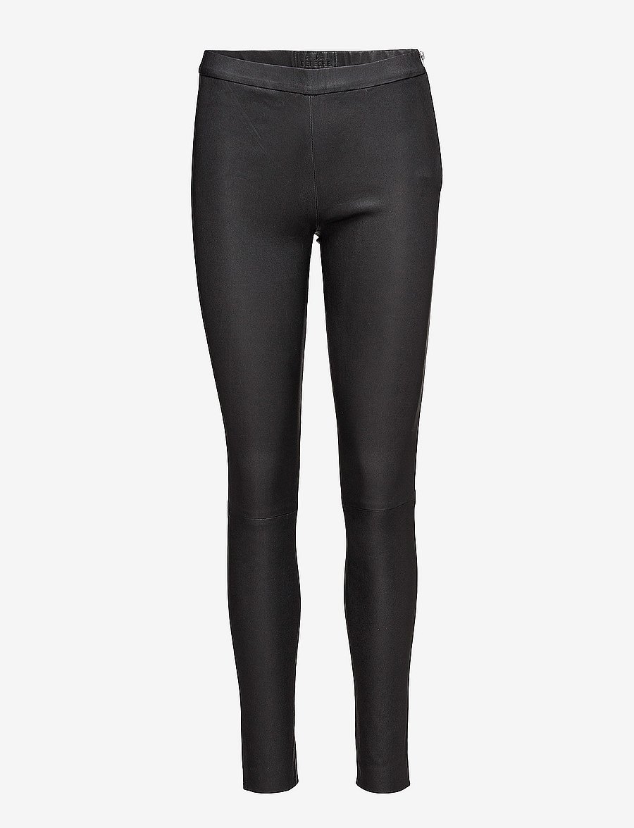 DEPECHE - Pants - lederhosen - black - 0