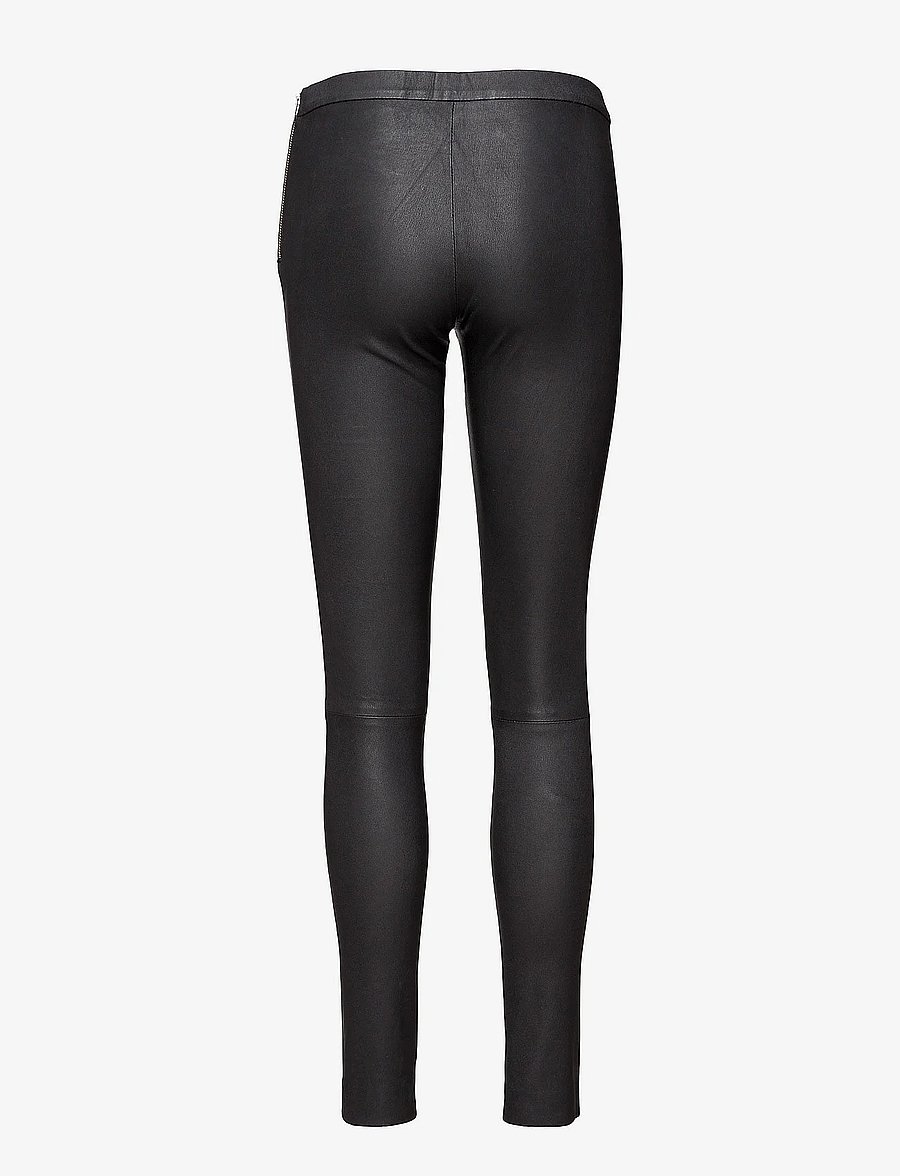 DEPECHE - Pants - lederhosen - black - 1