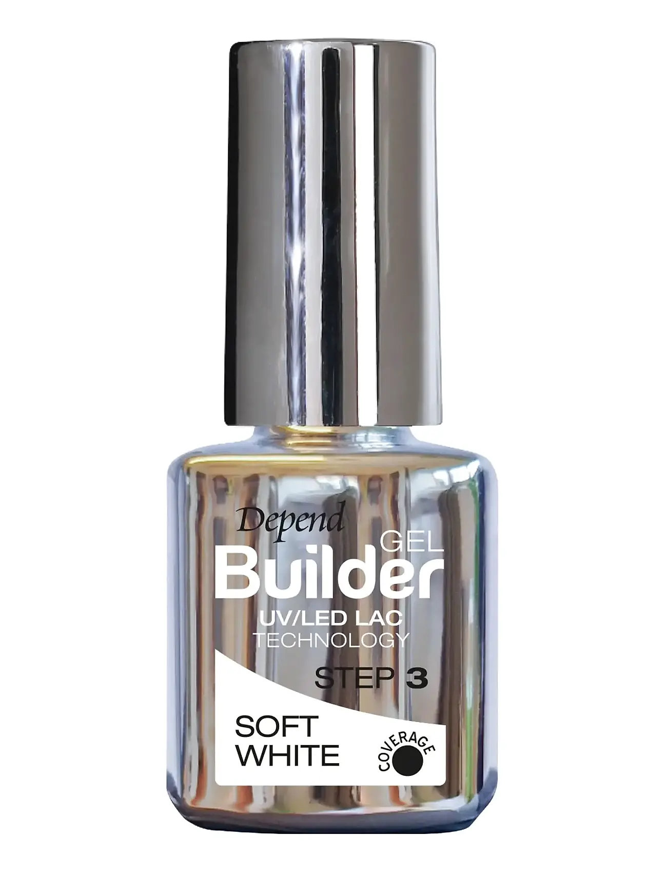 Depend Cosmetic Gel Builder Soft White - Silver - 5 ML