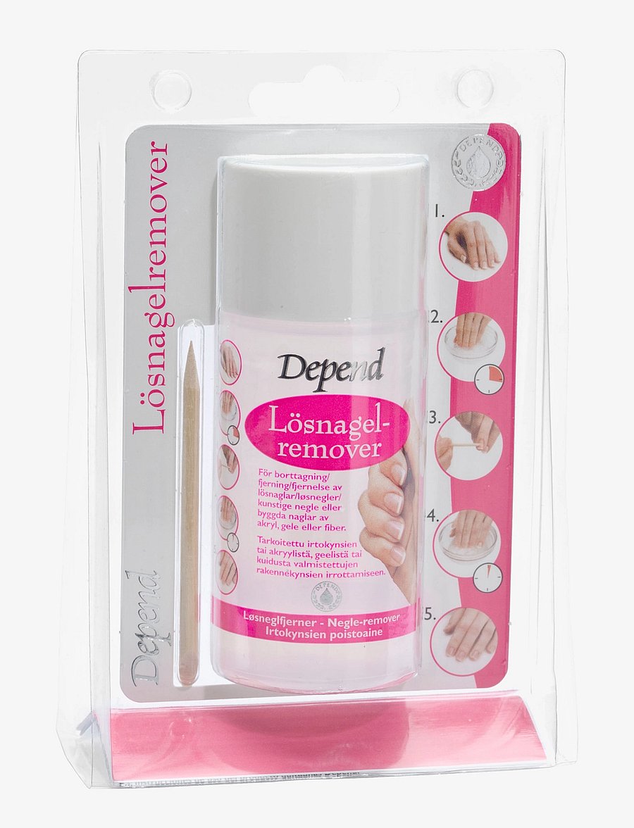 Depend Cosmetic - Lösnagelremover - bliv klar til date night - clear - 0
