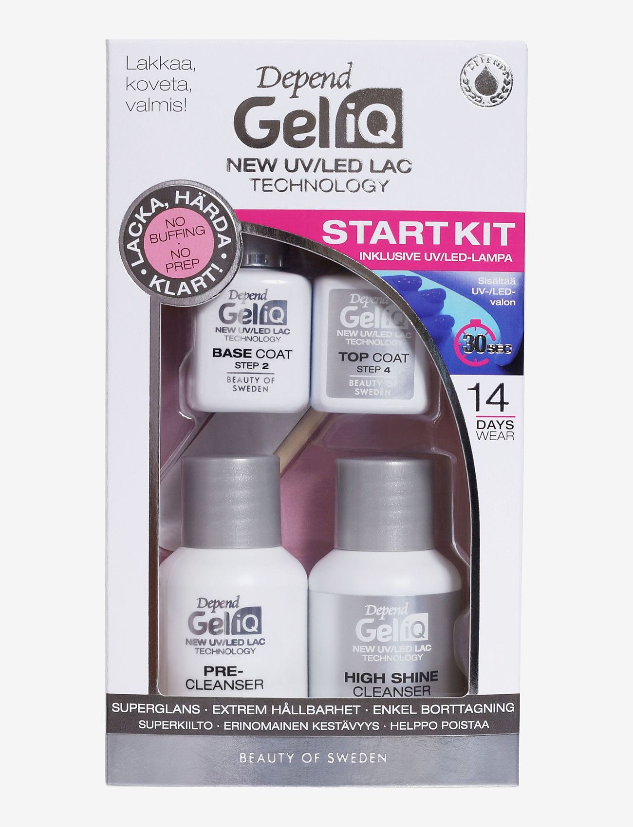 Depend Cosmetic - Gel iQ Start Kit - gåvoset - clear - 0