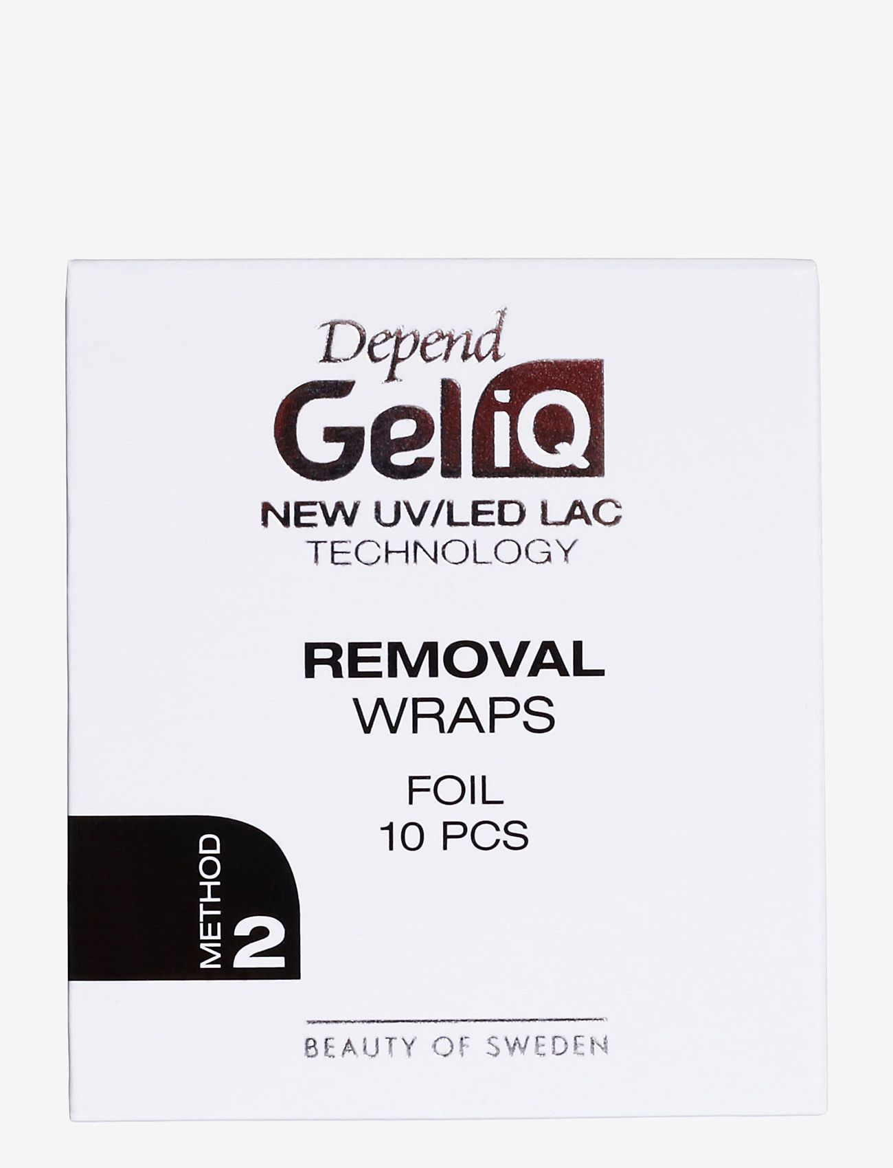 Depend Cosmetic - Gel iQ Rem Wraps Foil 10pcs - makeup - clear - 0