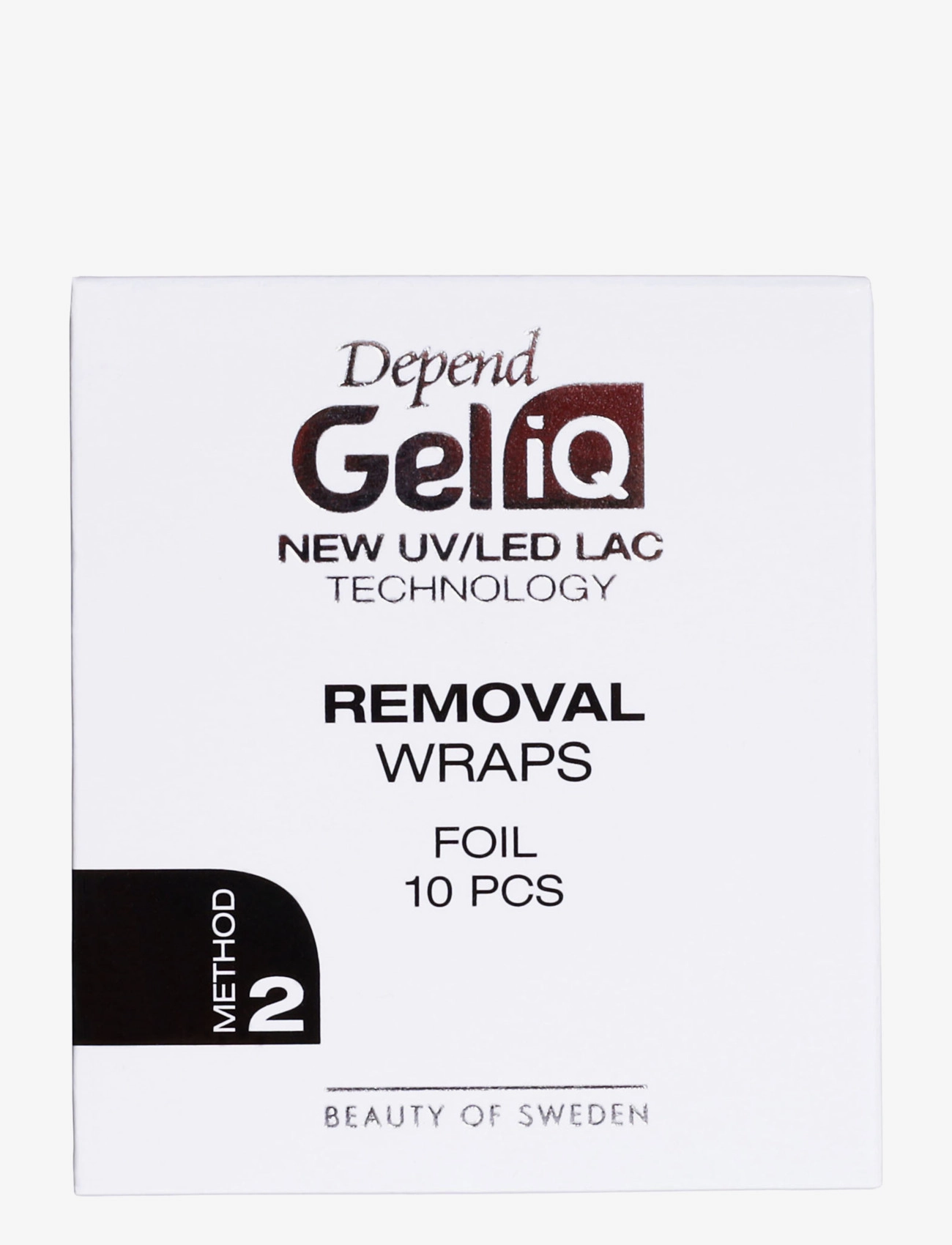 Depend Cosmetic Gel iQ Rem Wraps Foil 10pcs - Neglelaksfjernere - CLEAR / undefined