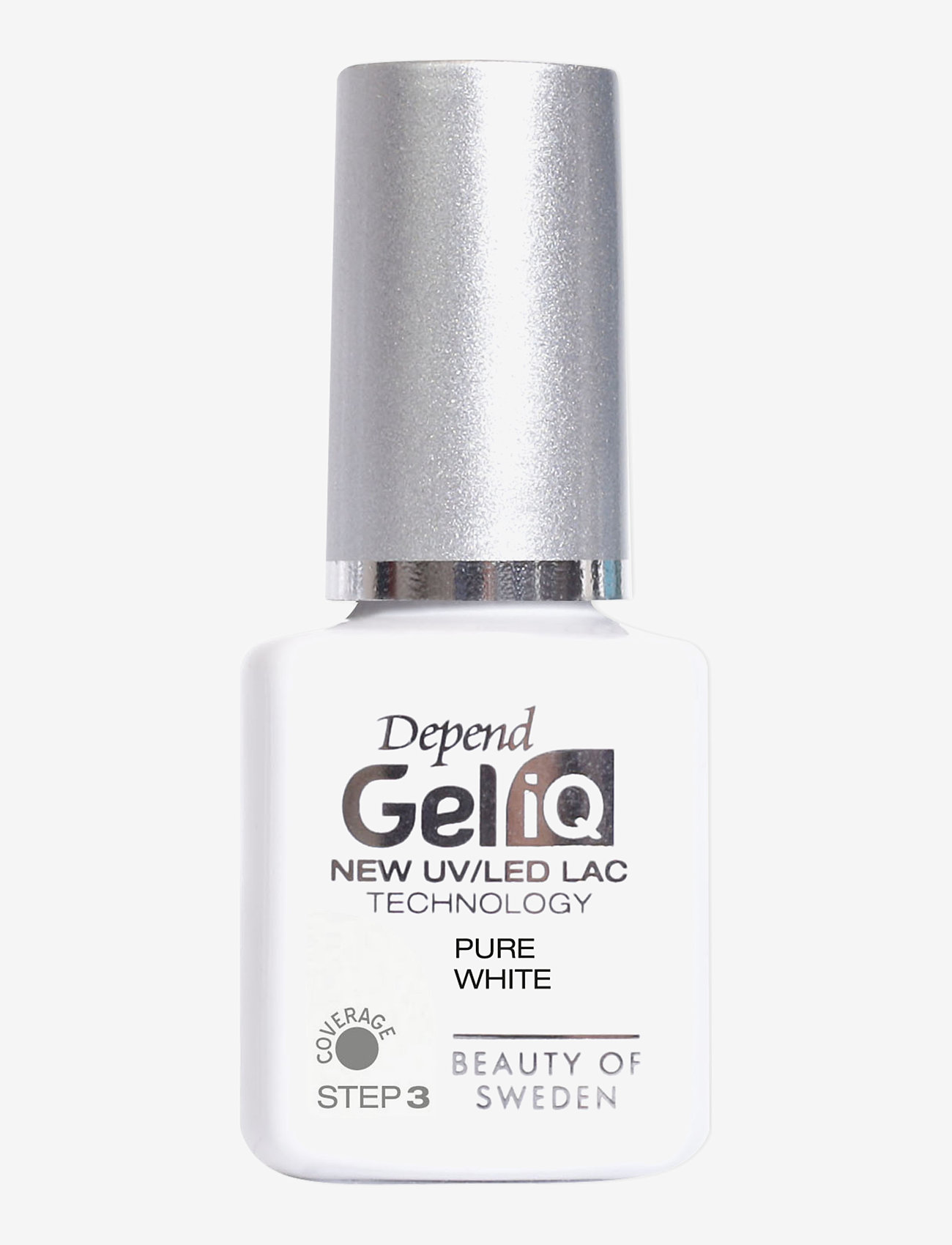 Depend Cosmetic Gel Iq Pure White, 5 ml, Nude, Negle > Gelé-Neglelak, Dame