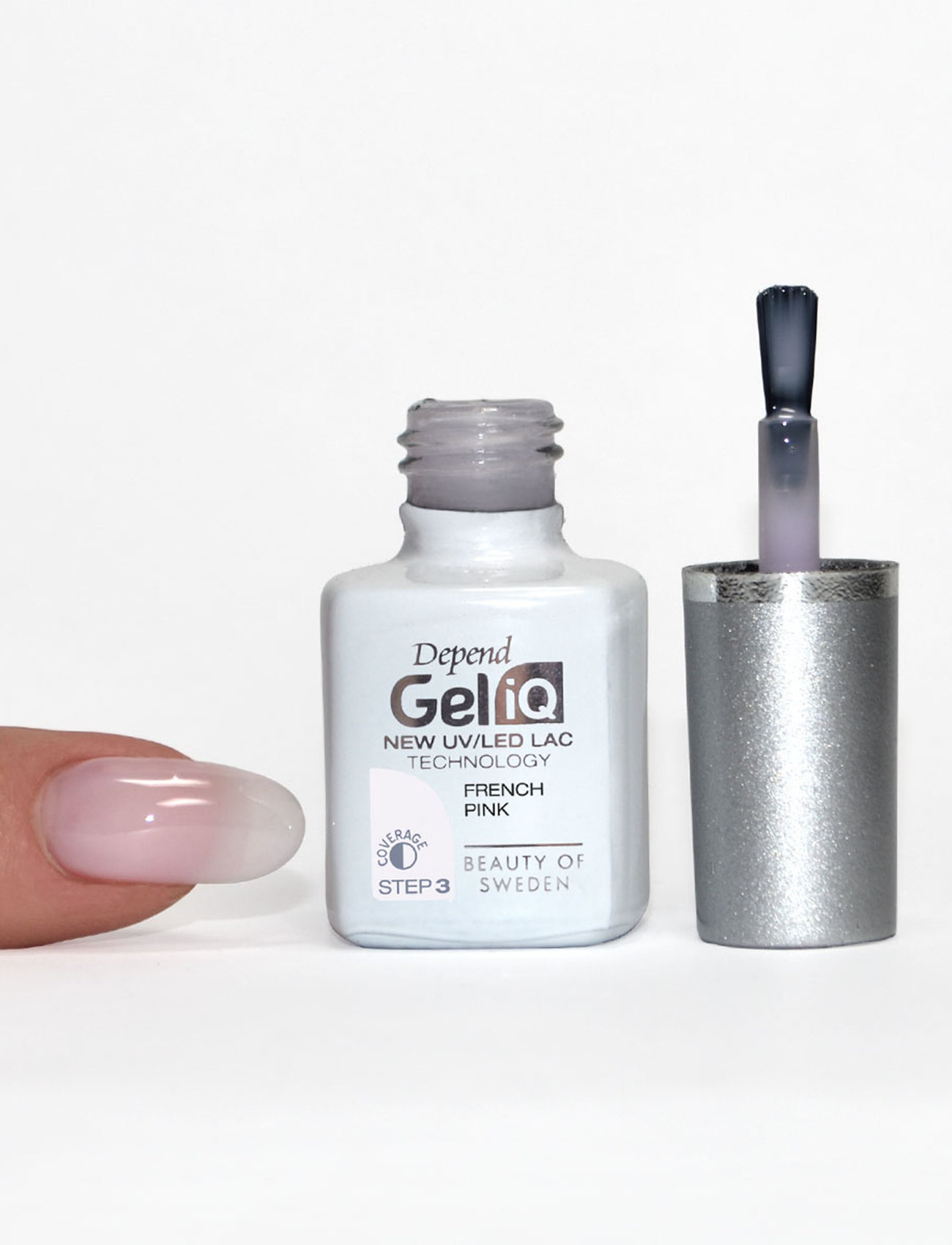 Depend Cosmetic Gel Iq French Pink, 5 ml, Pink, Negle > Gelé-Neglelak, Dame