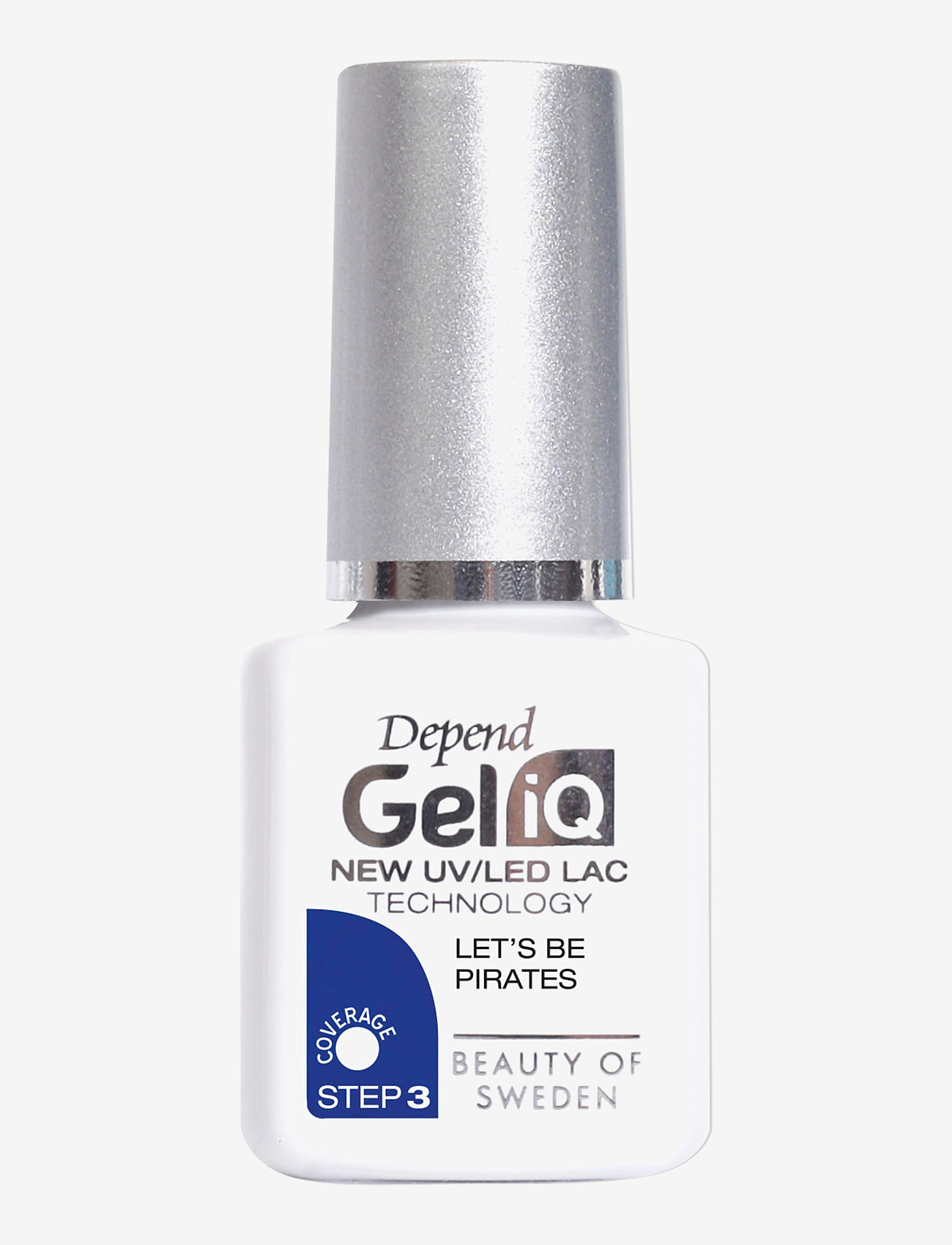 Depend Cosmetic Gel Iq Let's Be Pirates, Gel Neglelak, Blå, Str: 5 ML