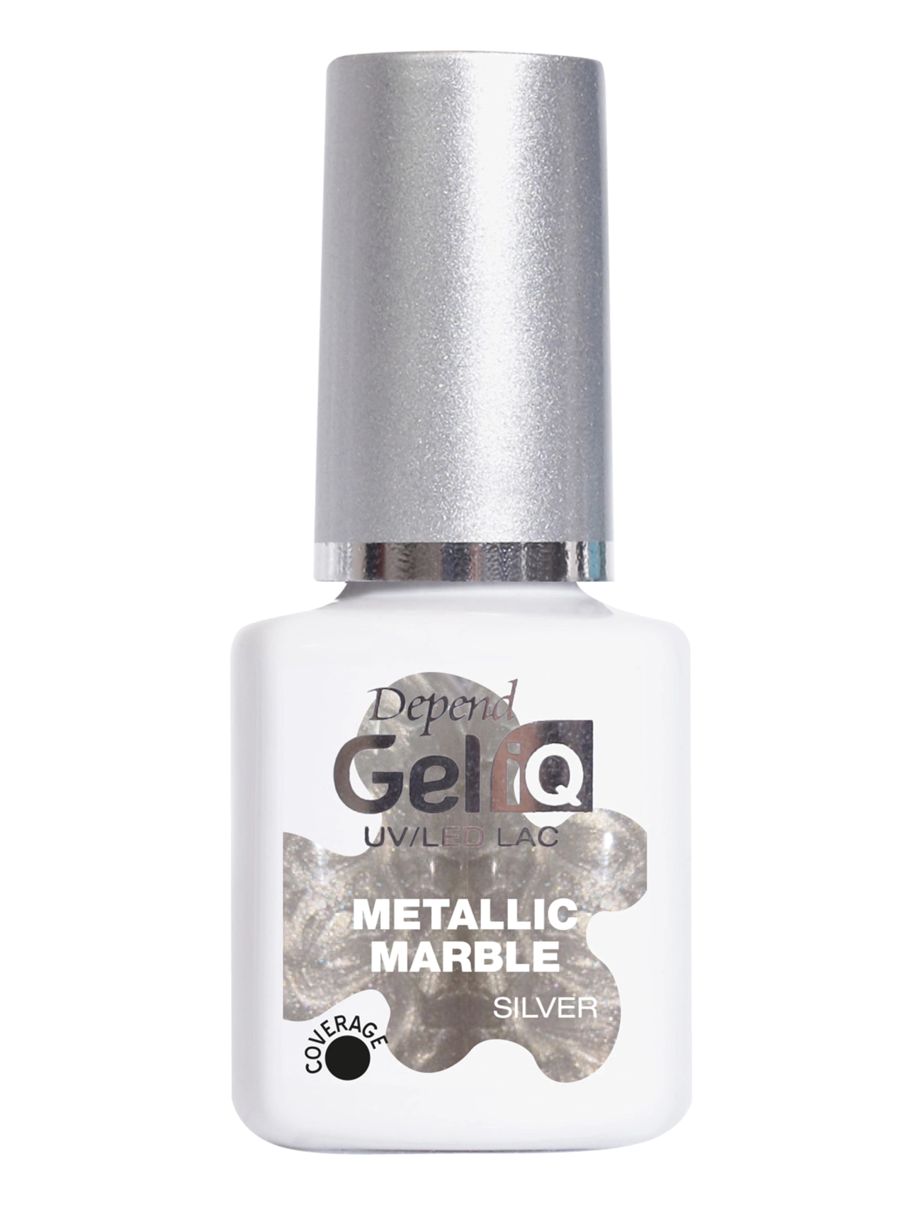 Depend Cosmetic GeliQ Metallic Marble - Gellack - SILVER / silver