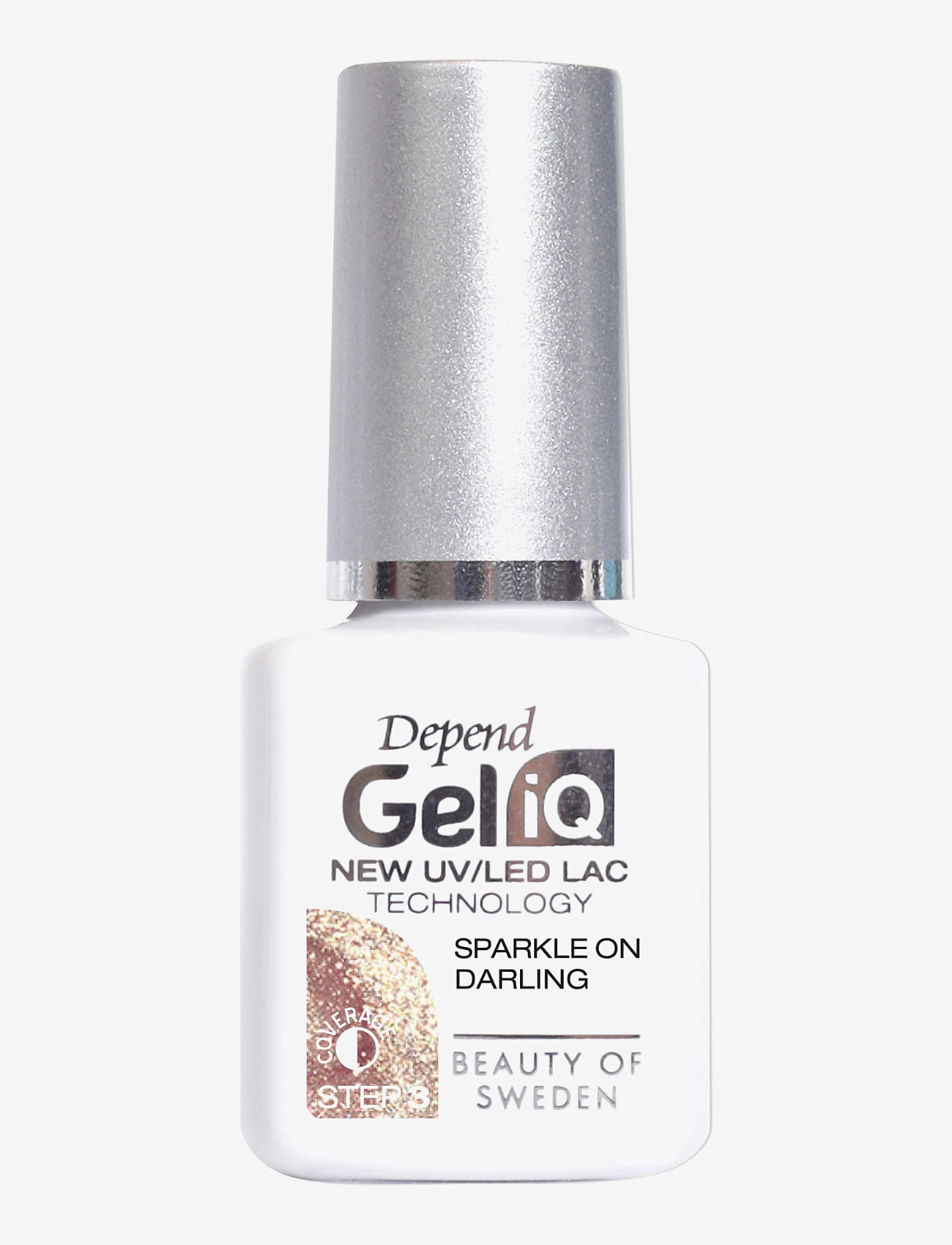 Depend Cosmetic Gel Iq Sparkle On Darling, Gel Neglelak, Beige, Str: 5 ML
