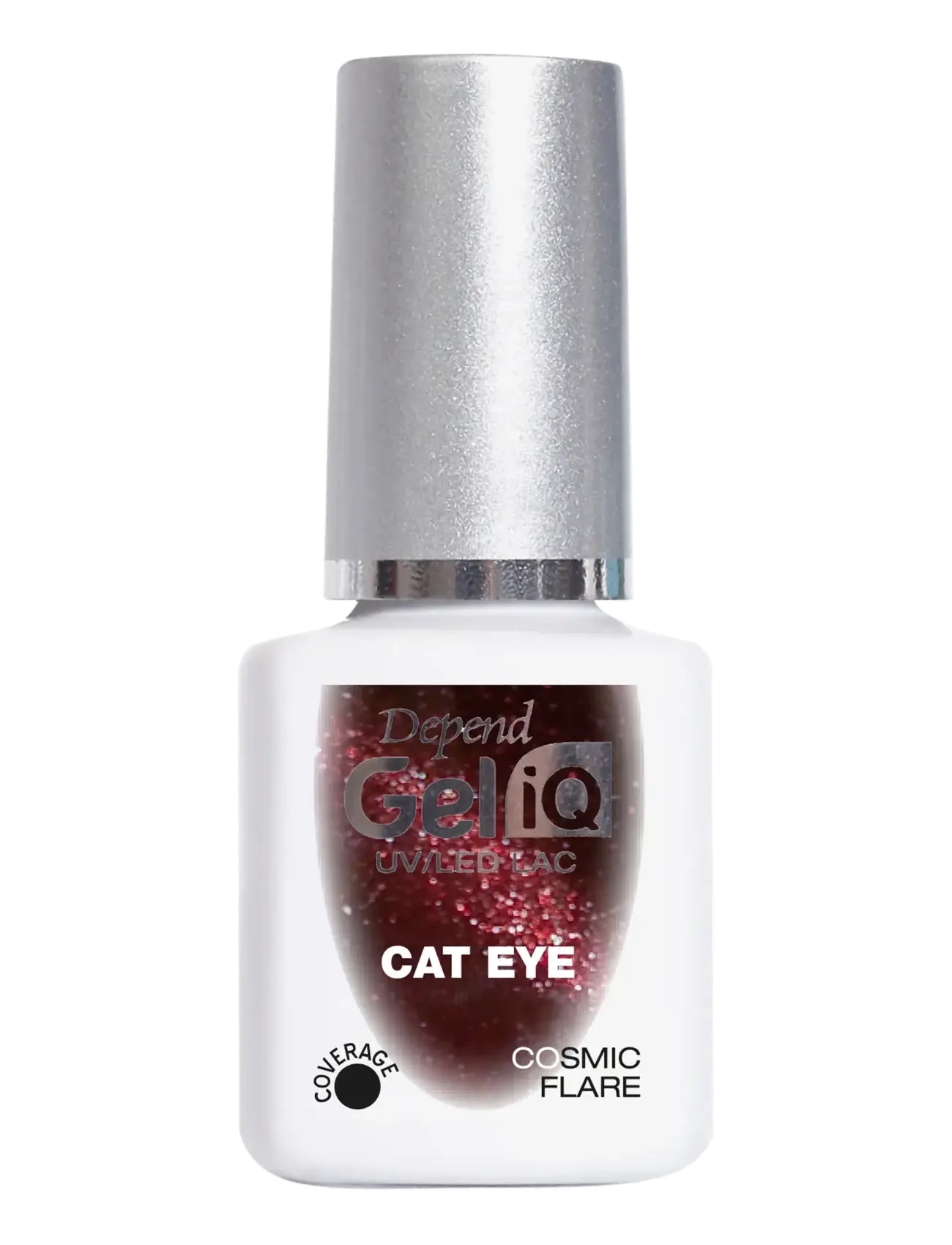 Depend Cosmetic Gel iQ Cat Eye - Gel Neglelakk - COSMIC FLARE / burgundy
