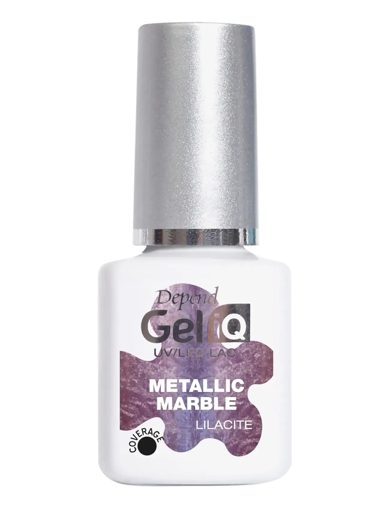 Depend Cosmetic Gel iQ Metallic Marble - Gelneglelakker - LILACITE / purple