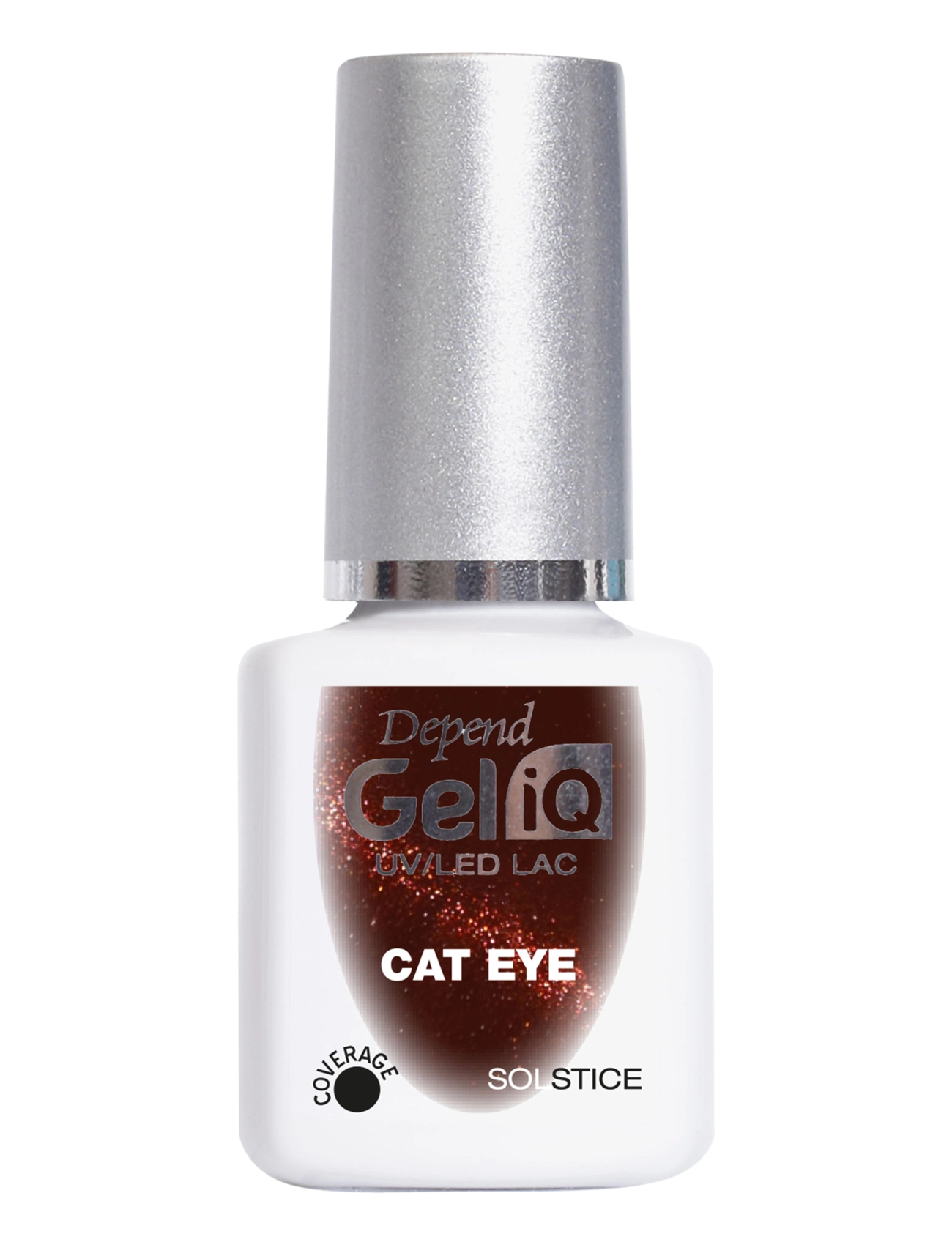 Depend Cosmetic GeliQ Cat Eye  - Gellack - SOLSTICE / burgundy
