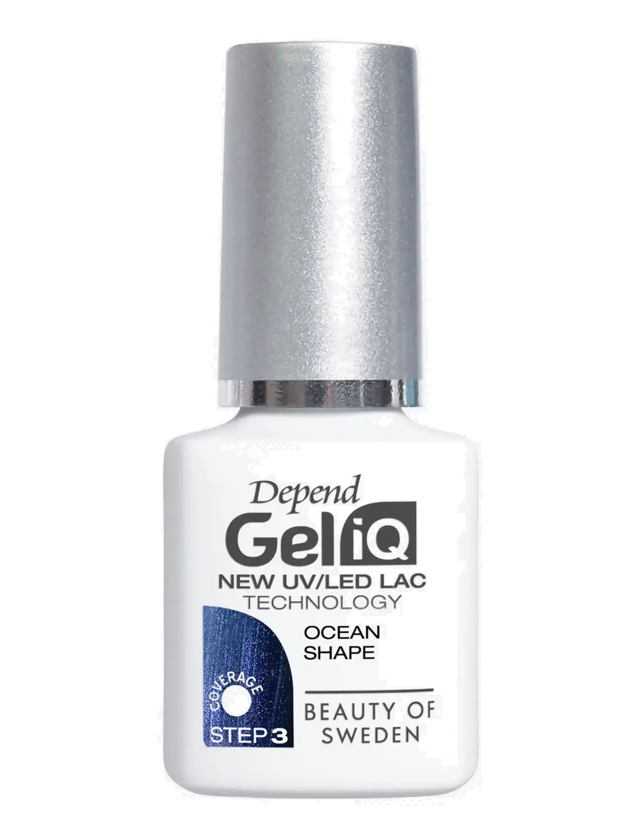 Depend Cosmetic Gel Iq Ocean Shape, Gel Neglelak, Blå, Str: 5 ML