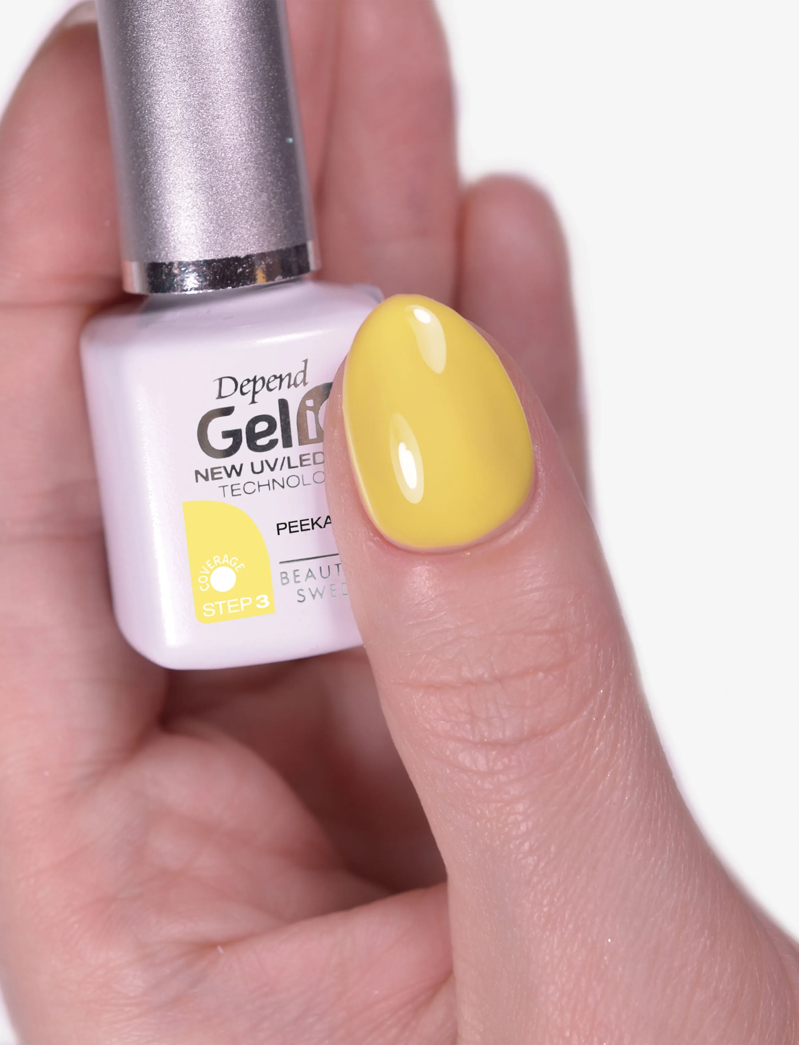 Depend Cosmetic Gel Iq, 5 ml, Yellow, Negle > Gelé-Neglelak, Dame