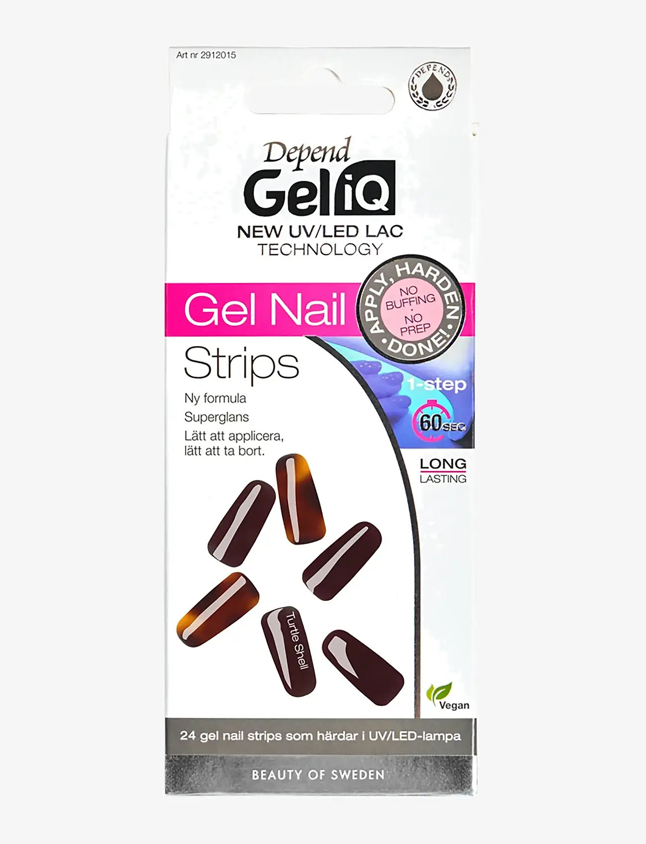 Depend Cosmetic - Gel iQ Gel Nail Strips Turtle Shell - makeup - turtle shell - 0