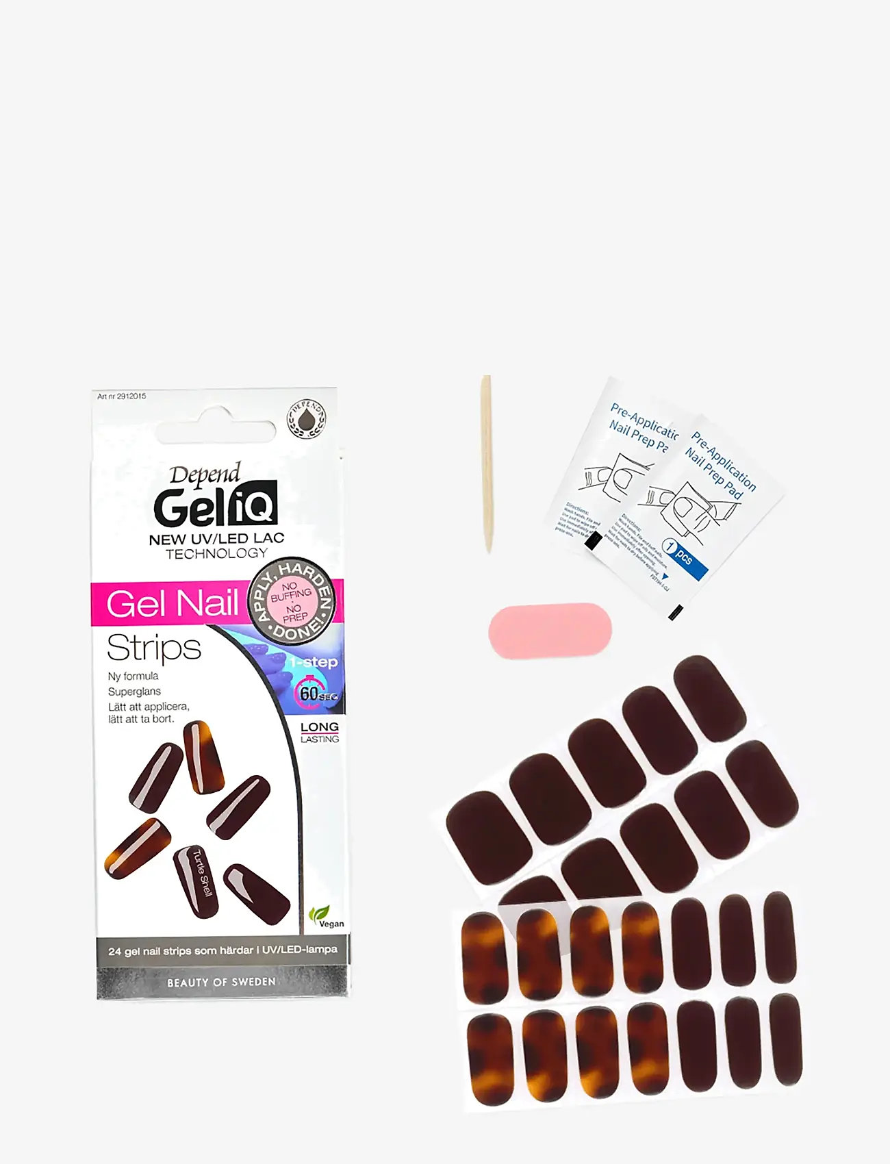 Depend Cosmetic - Gel iQ Gel Nail Strips Turtle Shell - makeup - turtle shell - 1