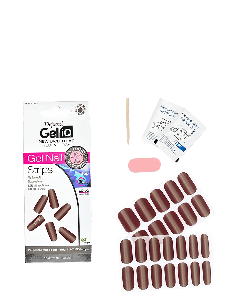 Depend Cosmetic - Gel iQ Gel Nail Strips Baroque Cat Eye - förðunarvörur - baroque cat eye - 1