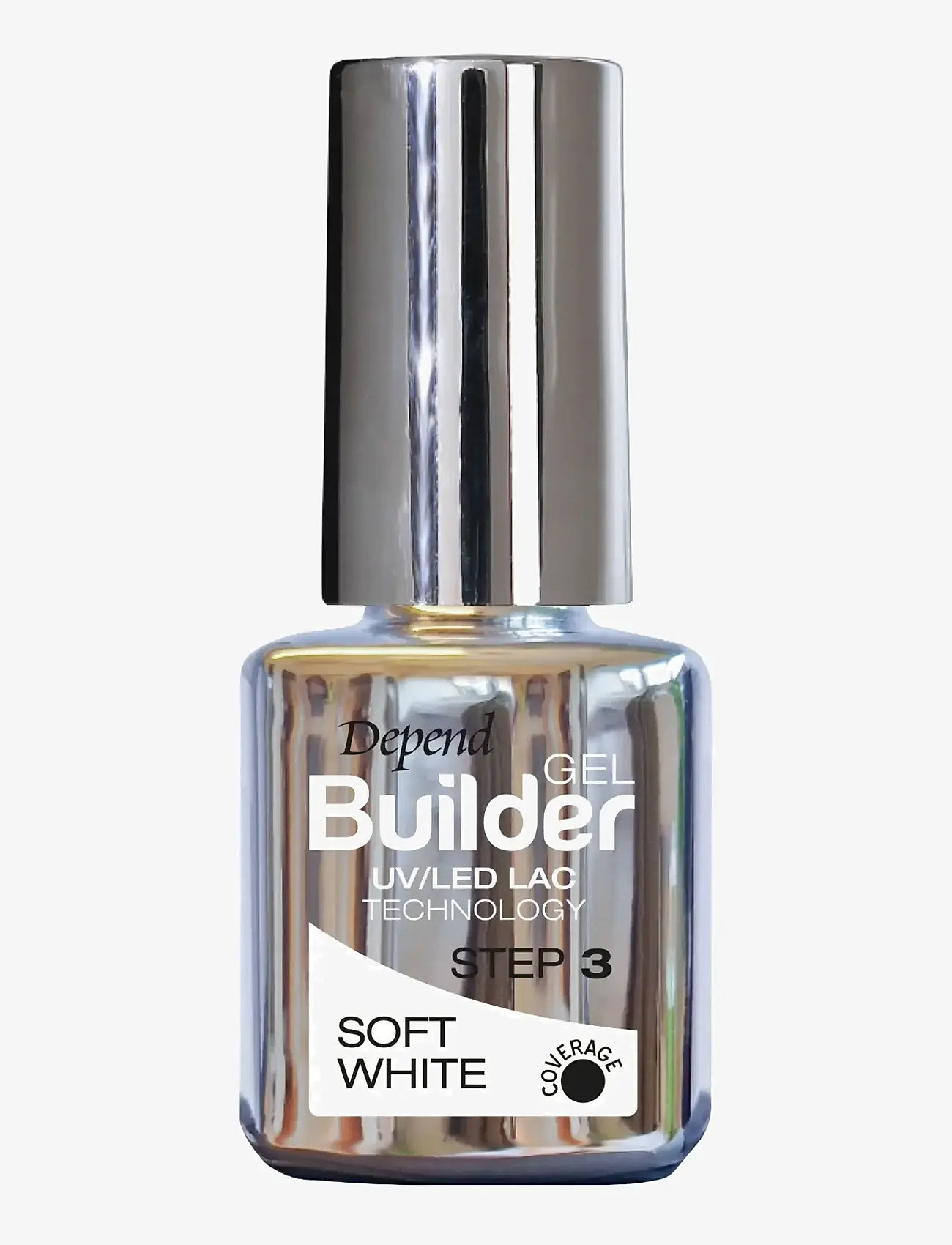Depend Cosmetic - Gel Builder Soft White - gel neglelakk - soft white - 1