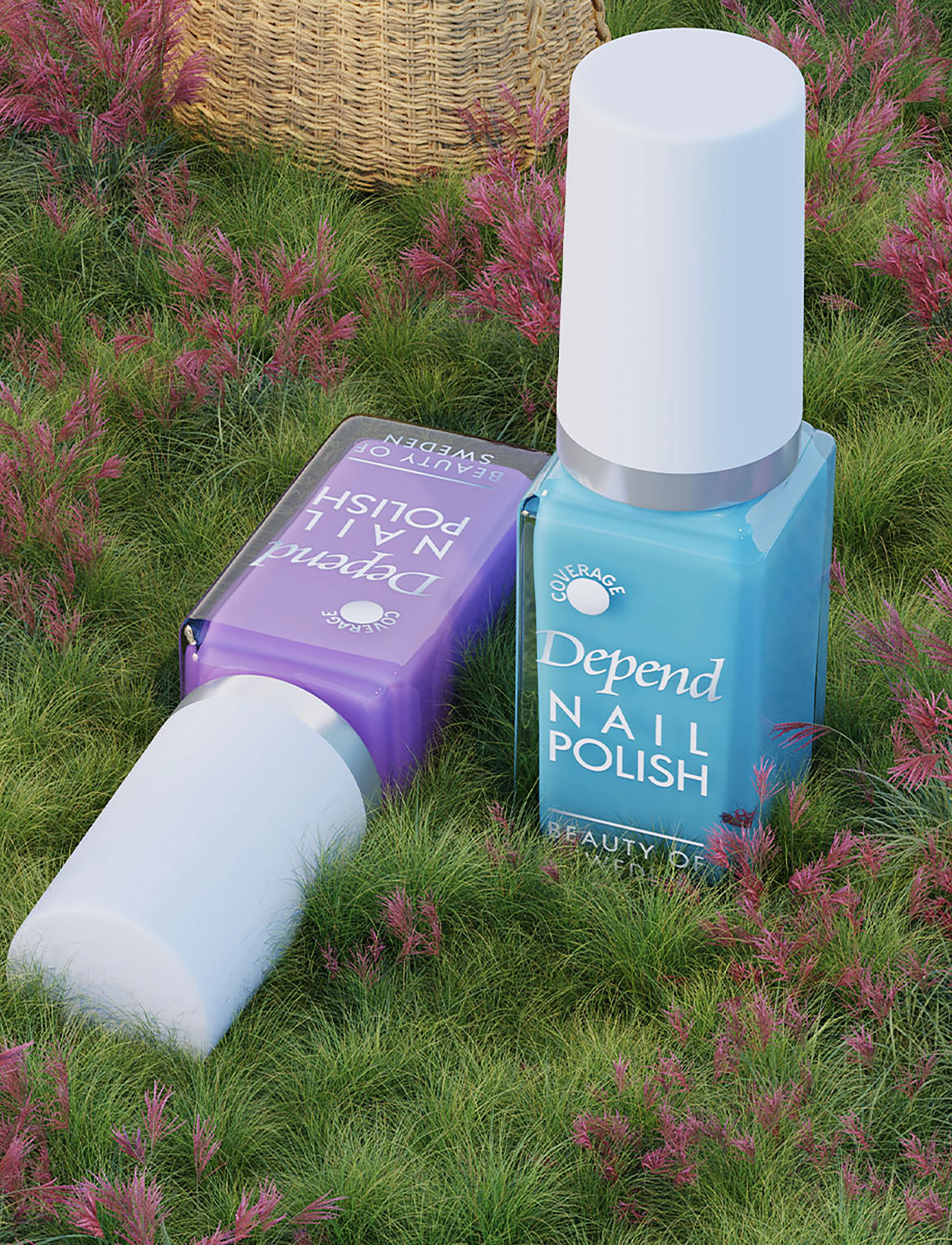 Depend Cosmetic Minilack Nr 803,,,Blau Gr.5 ML