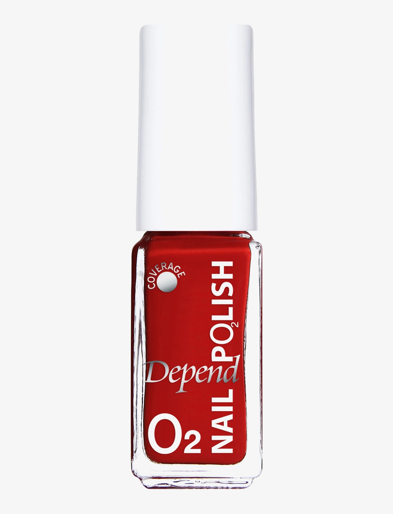 Depend Cosmetic Minilack Oxygen Färg A040, Neglelak, Rød, Str: 5 ML