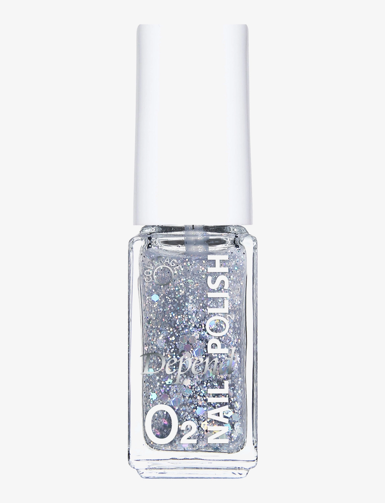 Depend Cosmetic Minilack Oxygen Färg A335, Neglelak, Sølv, Str: 5 ML